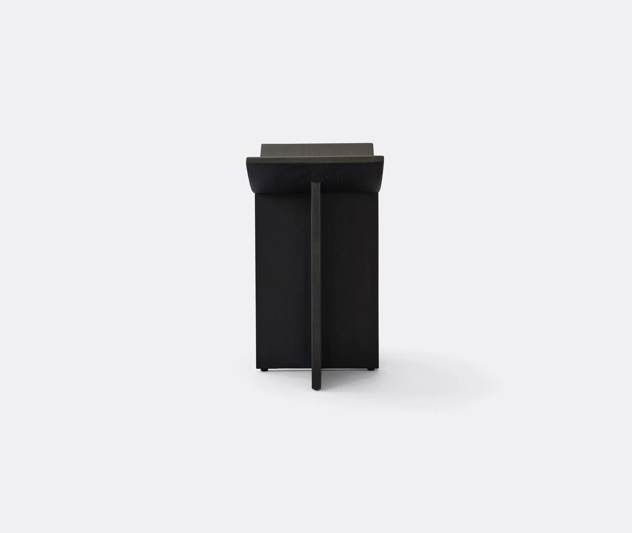Brutus Stool - Coffee Black, Oak