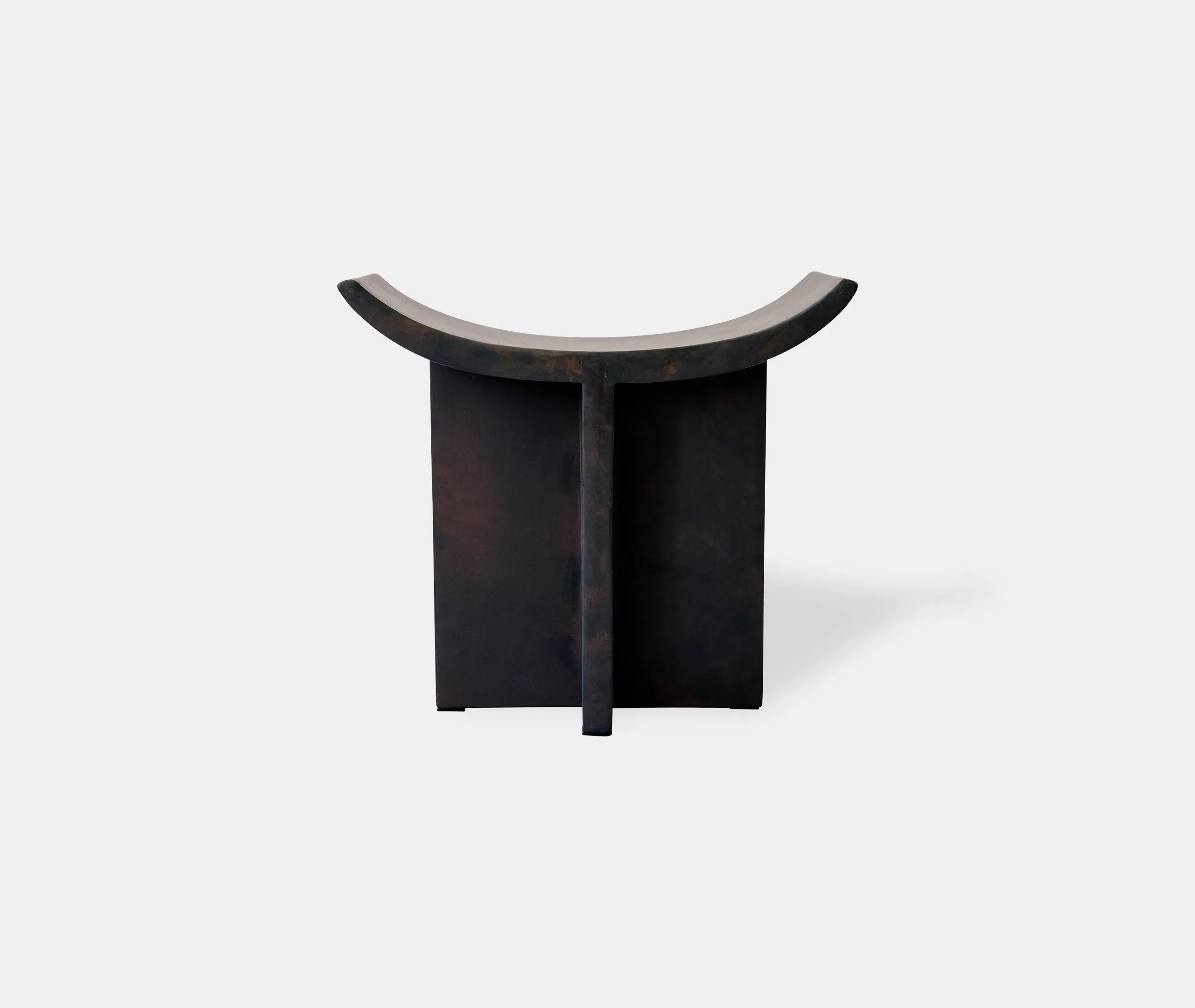 Brutus Stool - Coffee, Fibre Concrete image