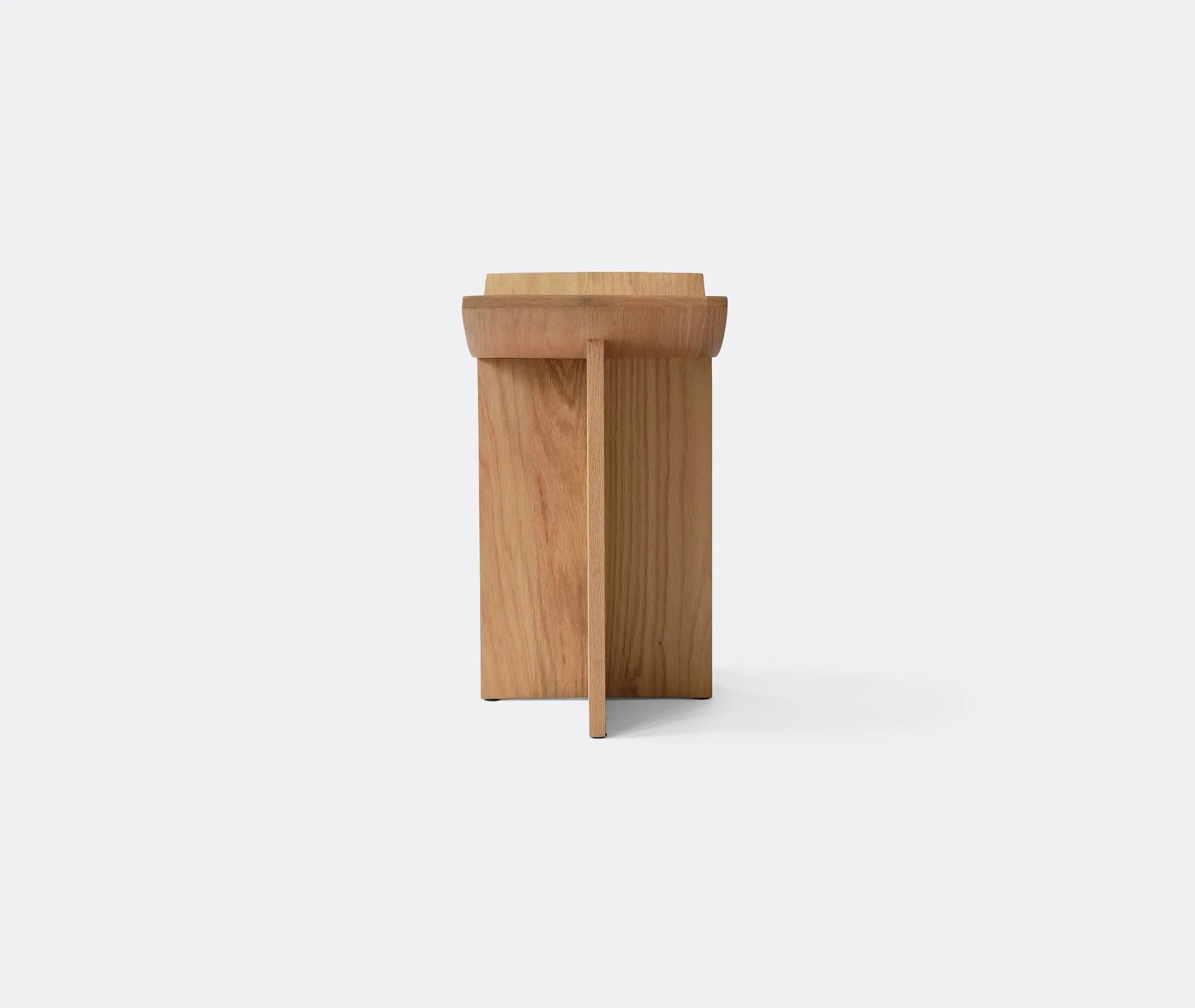 Brutus Stool - Natural Oak