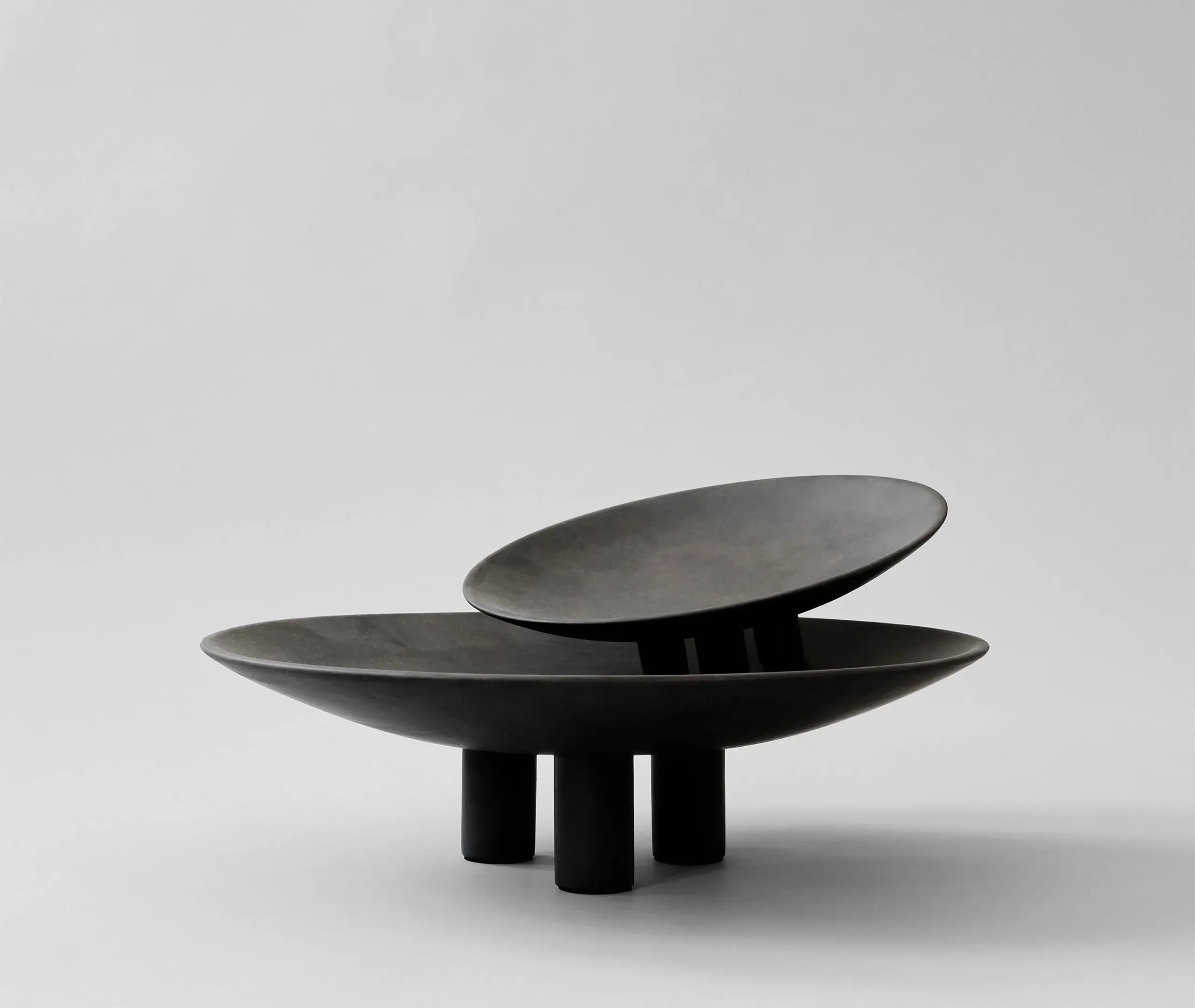 Duck Big Plate - Coffee, Ceramic