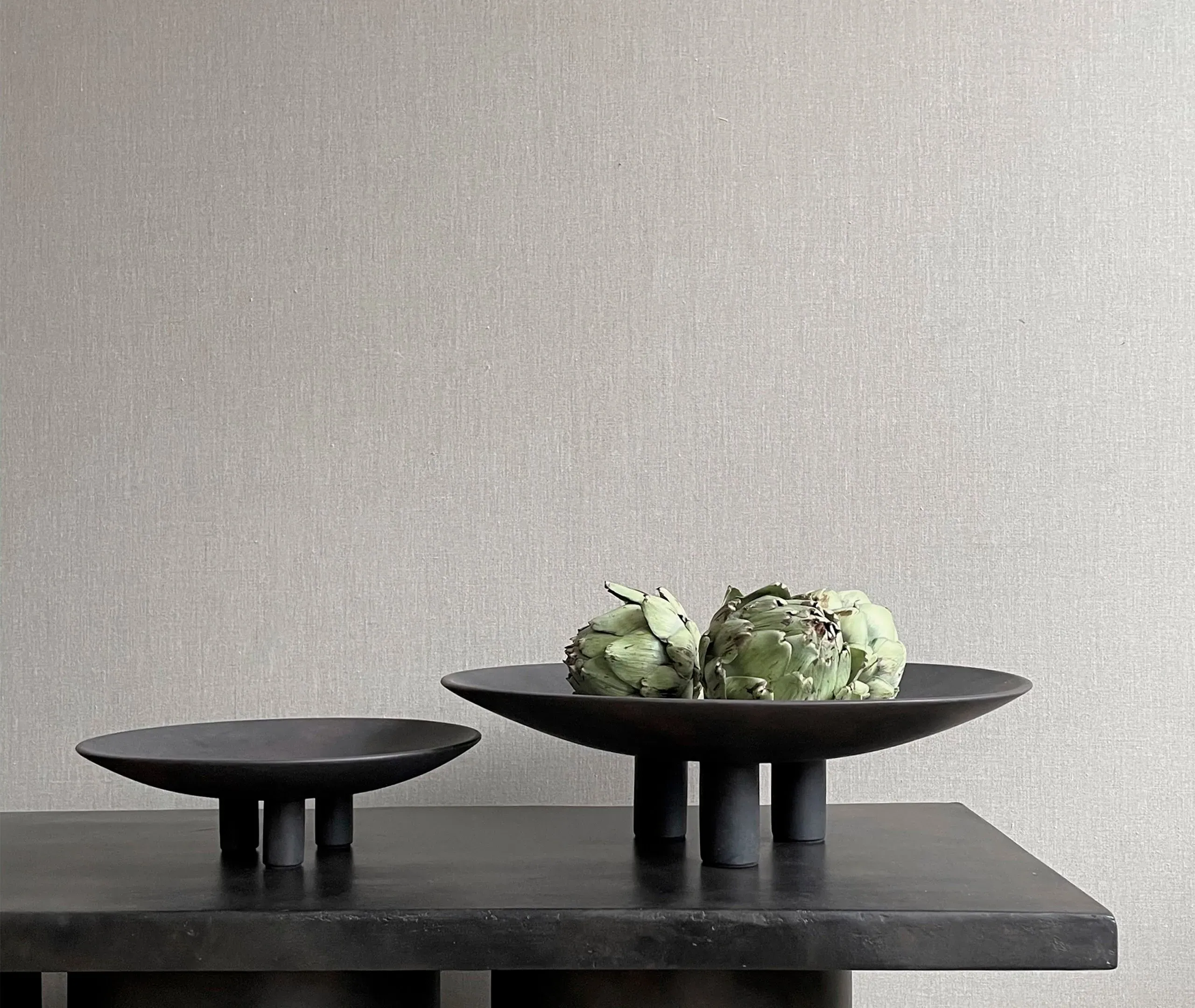 Duck Big Plate - Coffee, Ceramic