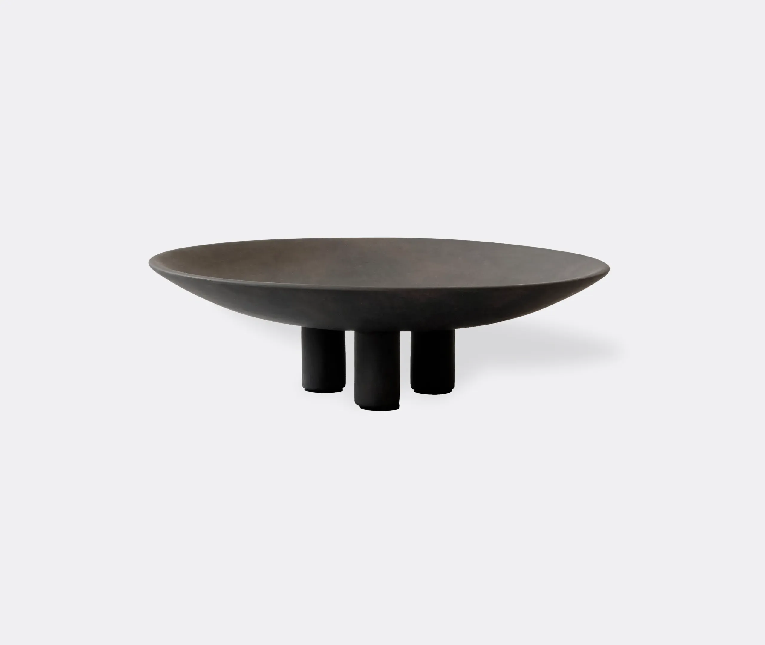 Duck Big Plate - Coffee, Ceramic