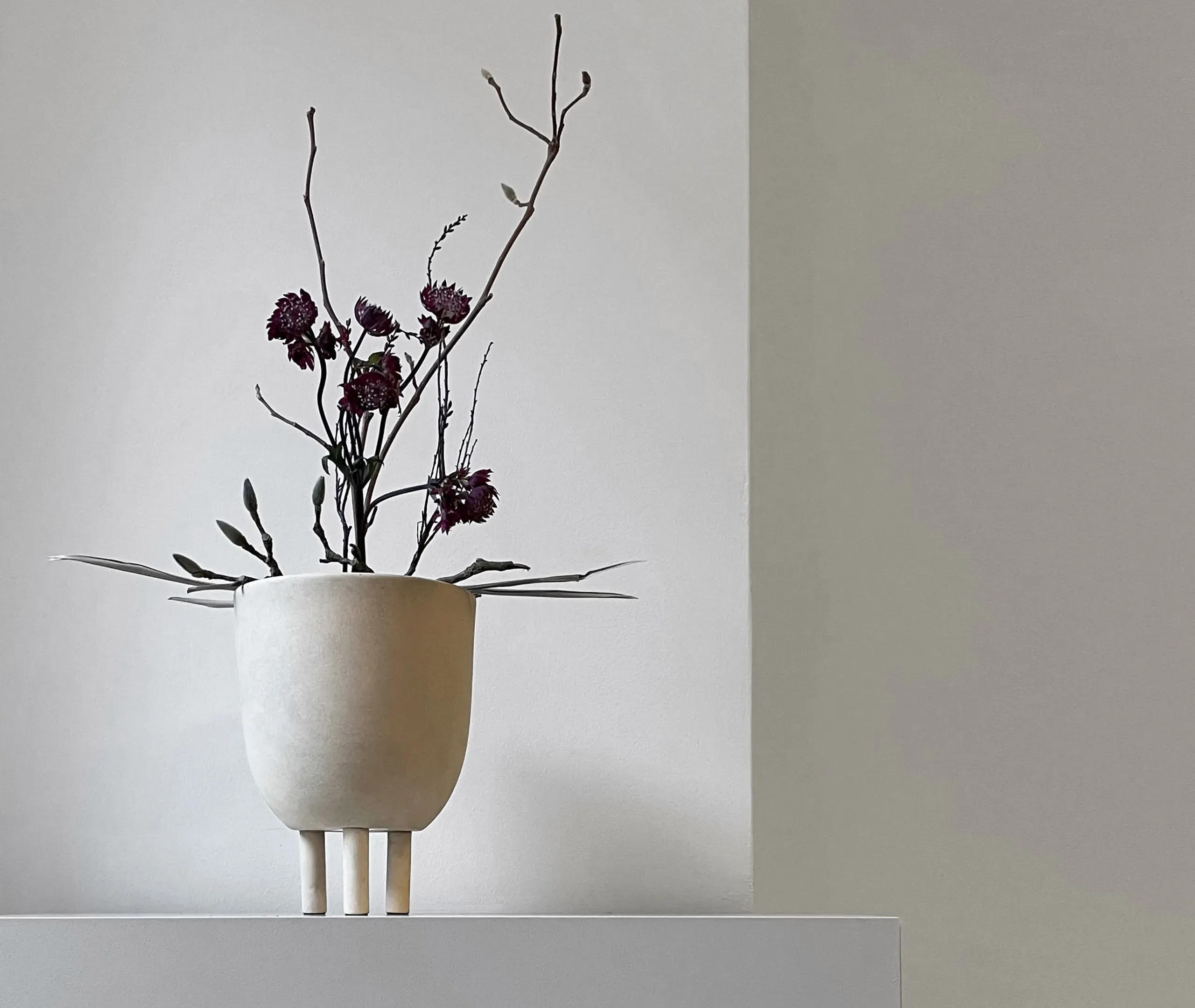 Duck Pot - Sand, Hand Glazed Ceramic