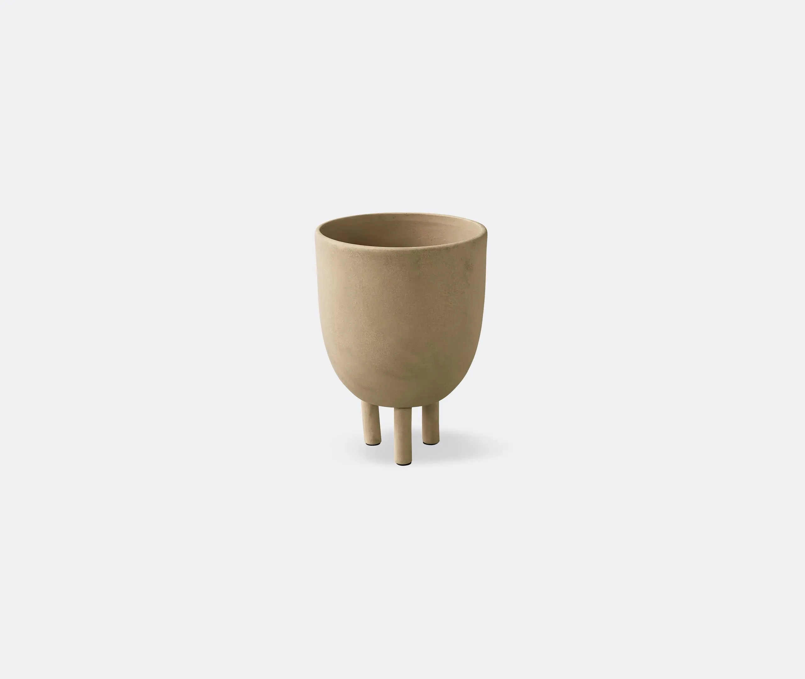 Duck Pot - Sand, Hand Glazed Ceramic image