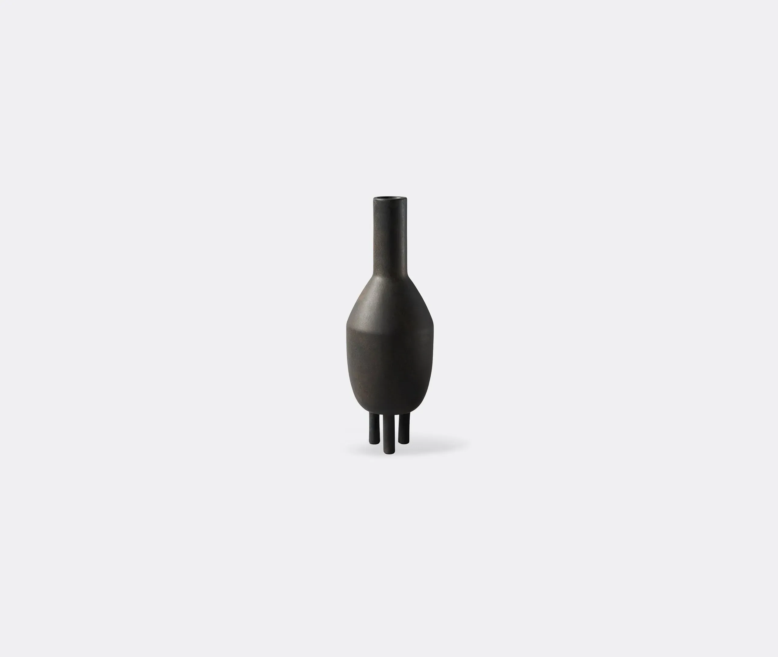 Duck Vase - Coffee, Hand Glazed Ceramic