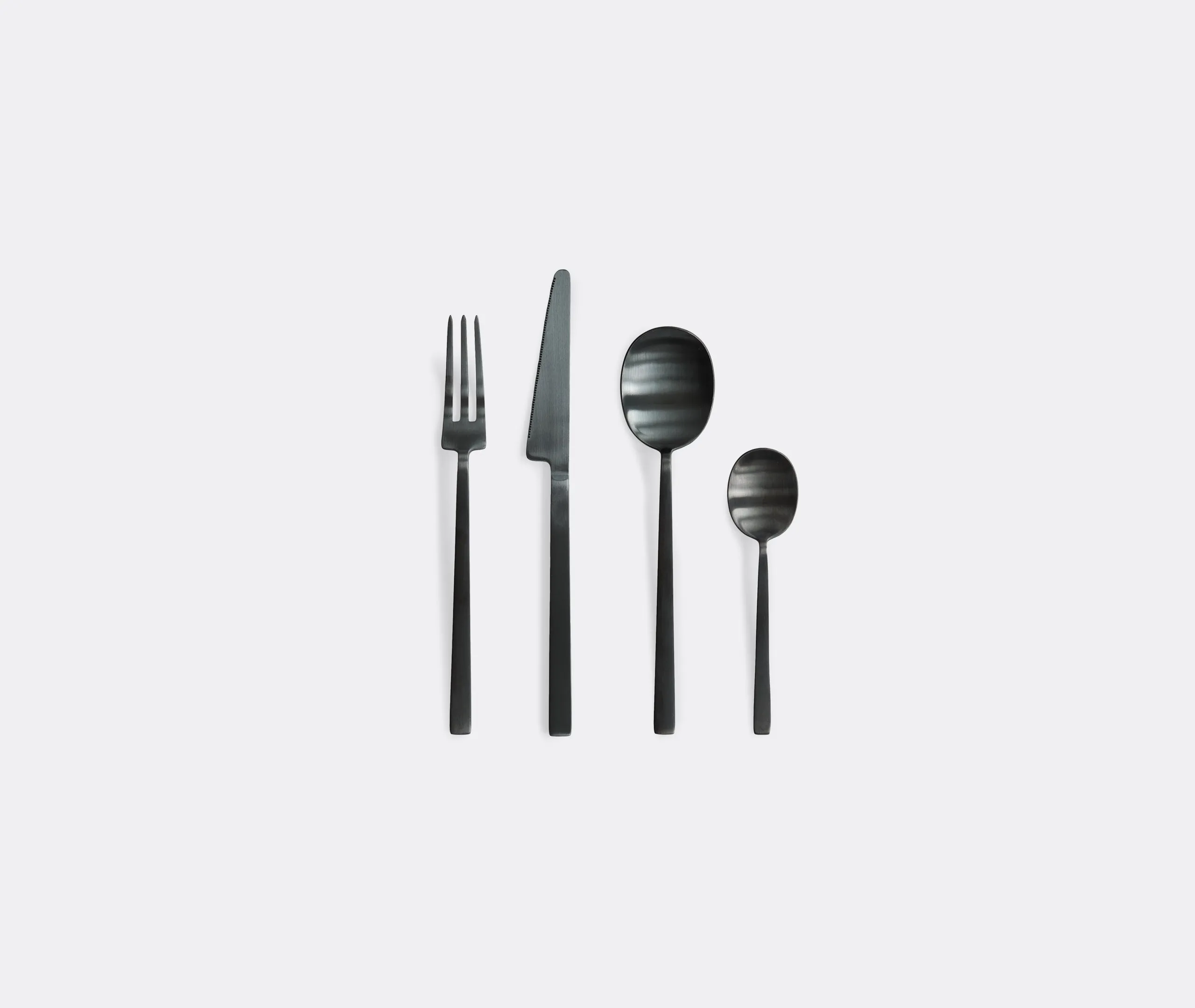 Kogei 16-Piece Cutlery Set - Black, Steel