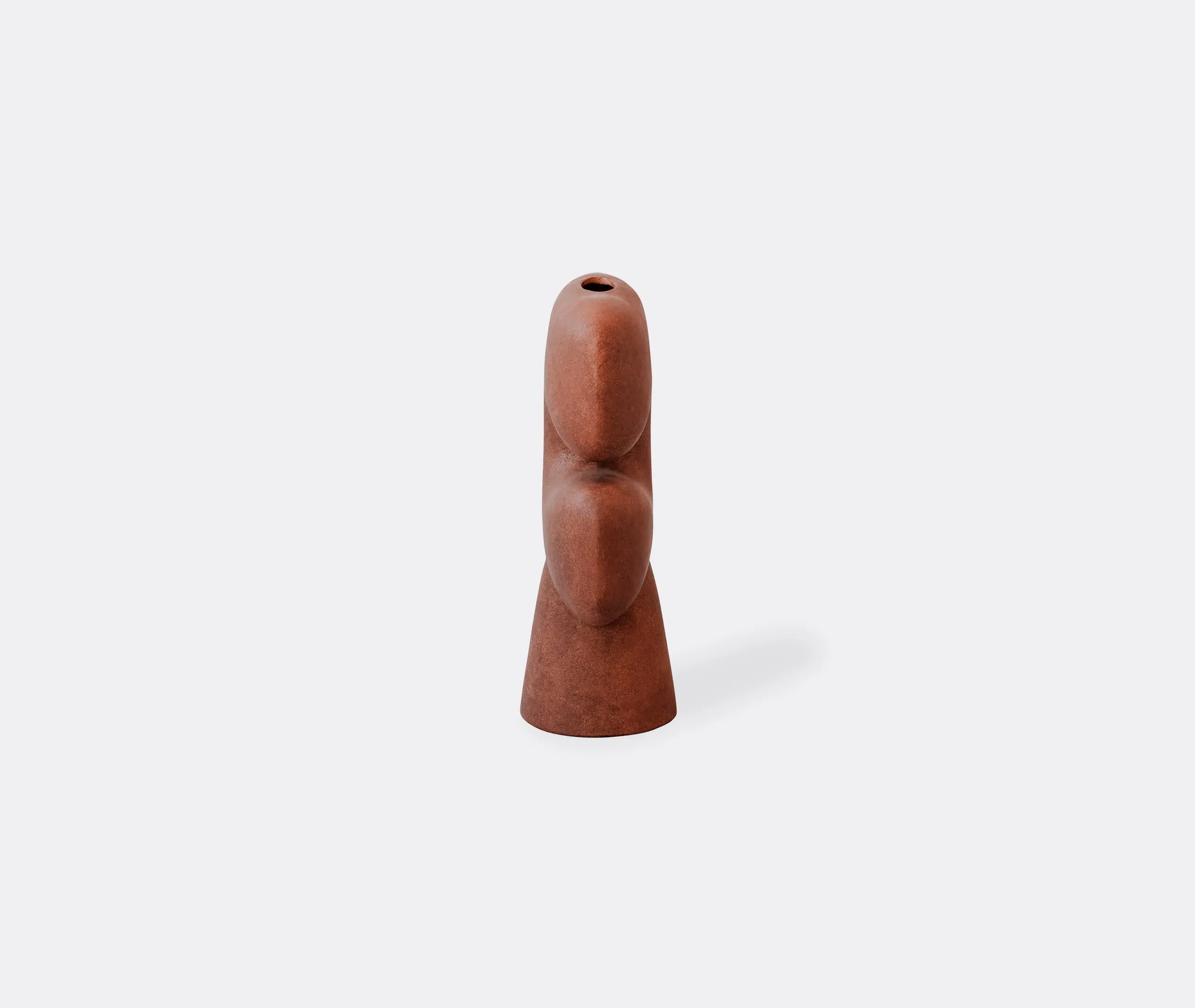 Large Tribal Vase with Hand Glaze - Terracotta, Ceramic