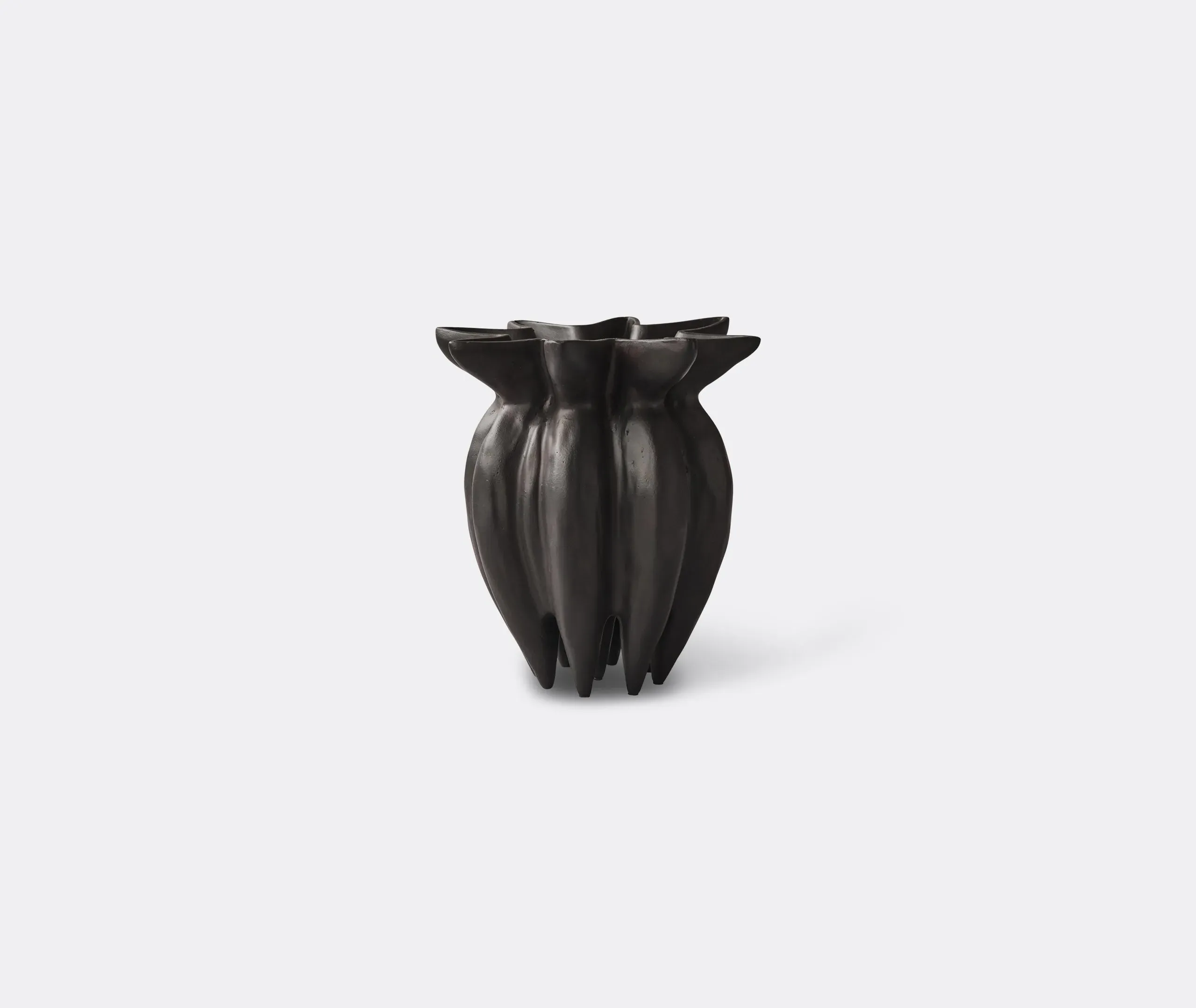 Lotus Vase - Coffee, Fiber Concrete image