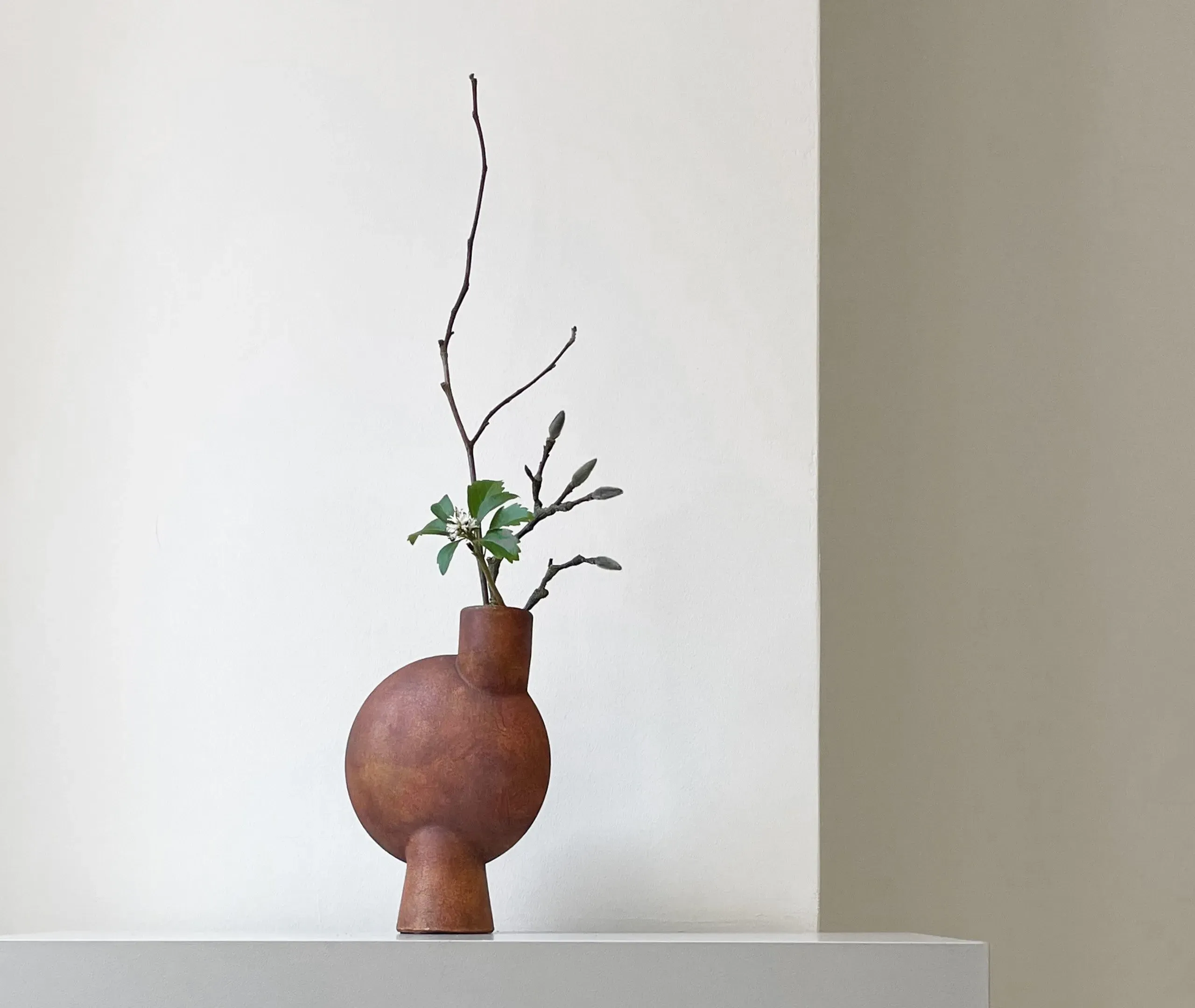 Medium Bubble Vase - Terracotta, Ceramic