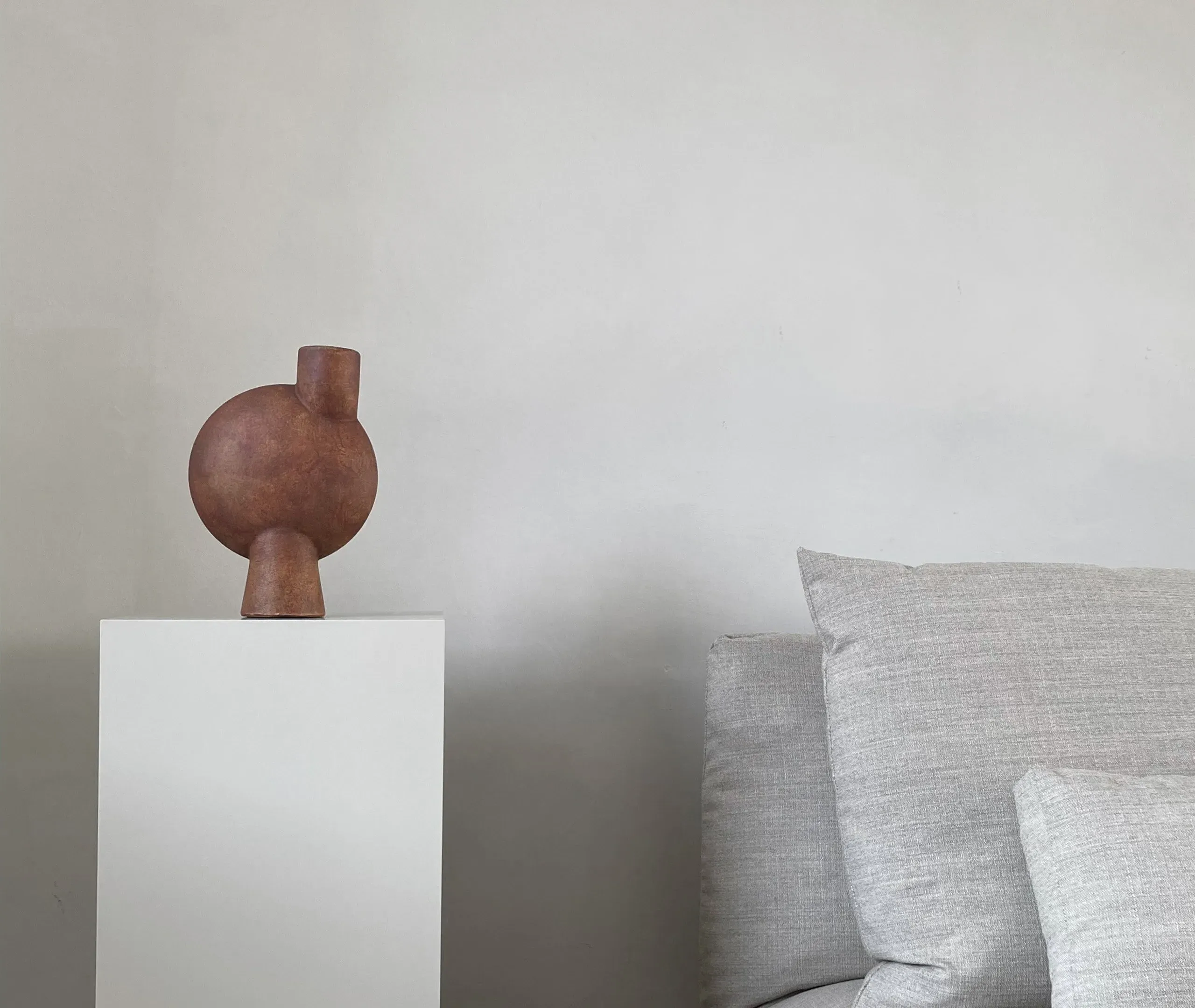 Medium Bubble Vase - Terracotta, Ceramic