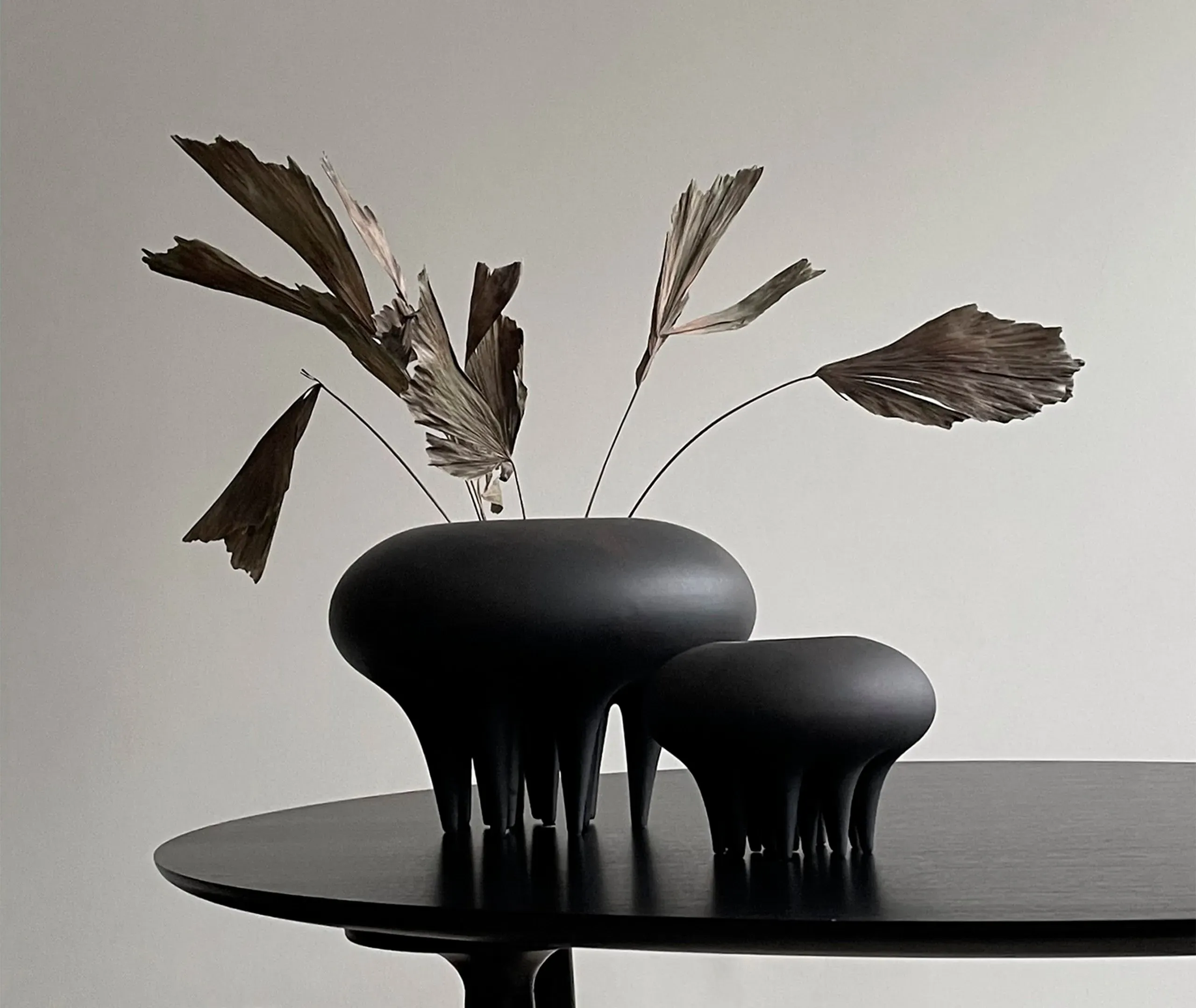 Medusa Big Vase - Coffee, Ceramic