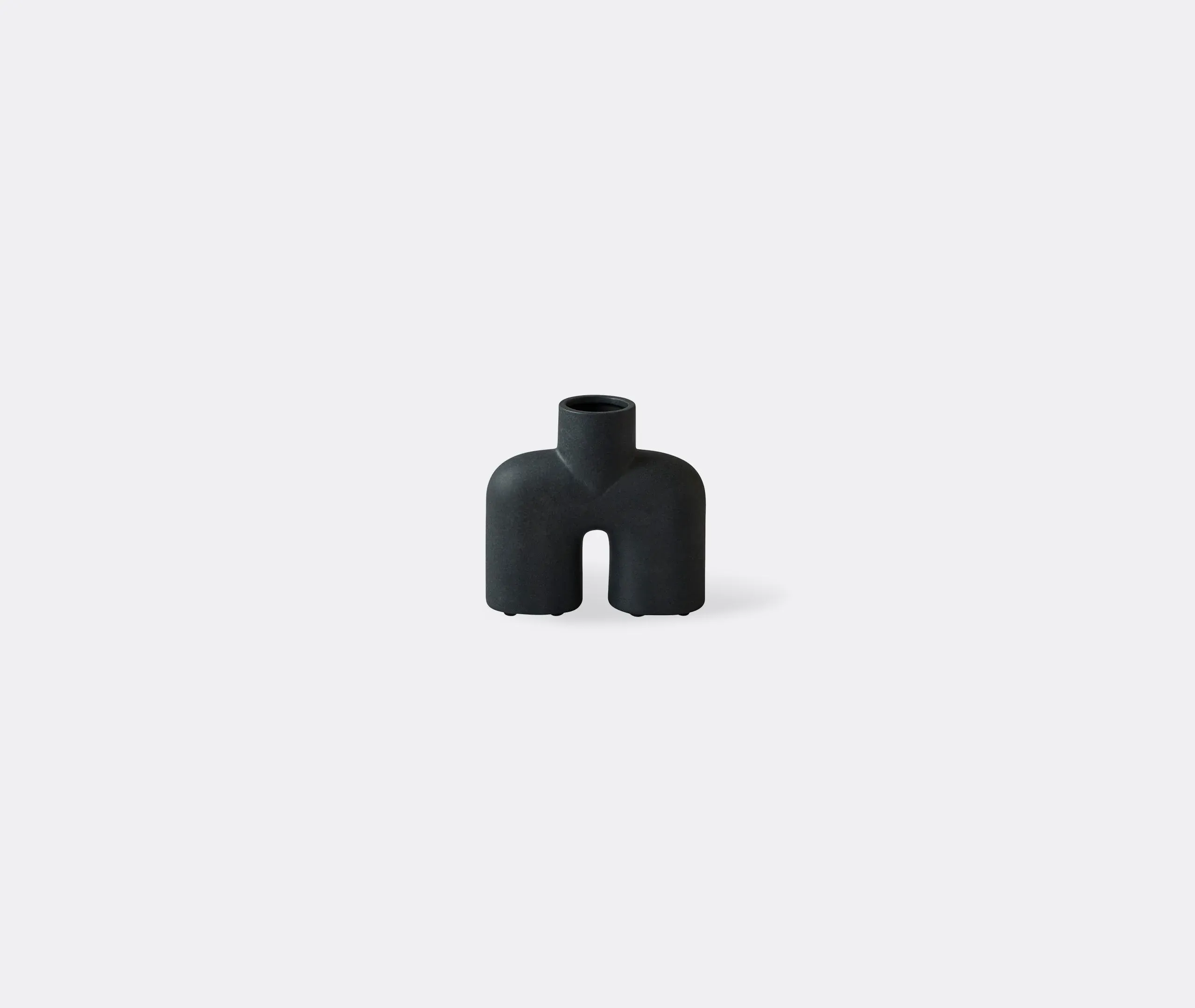 Mini Cobra Vase - Black, Ceramic image