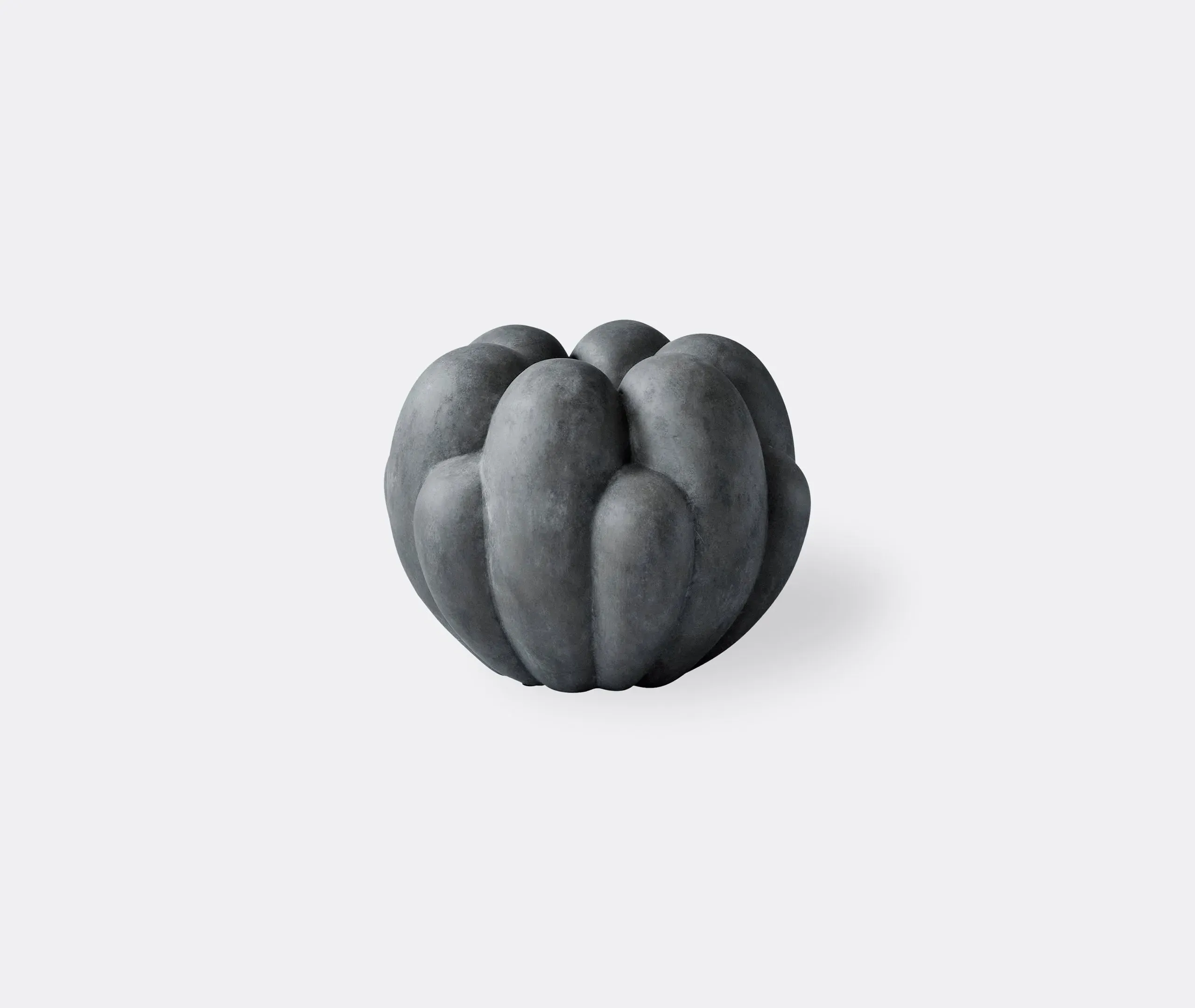 Mini Sculptural Vase - Dark Grey, Concrete image