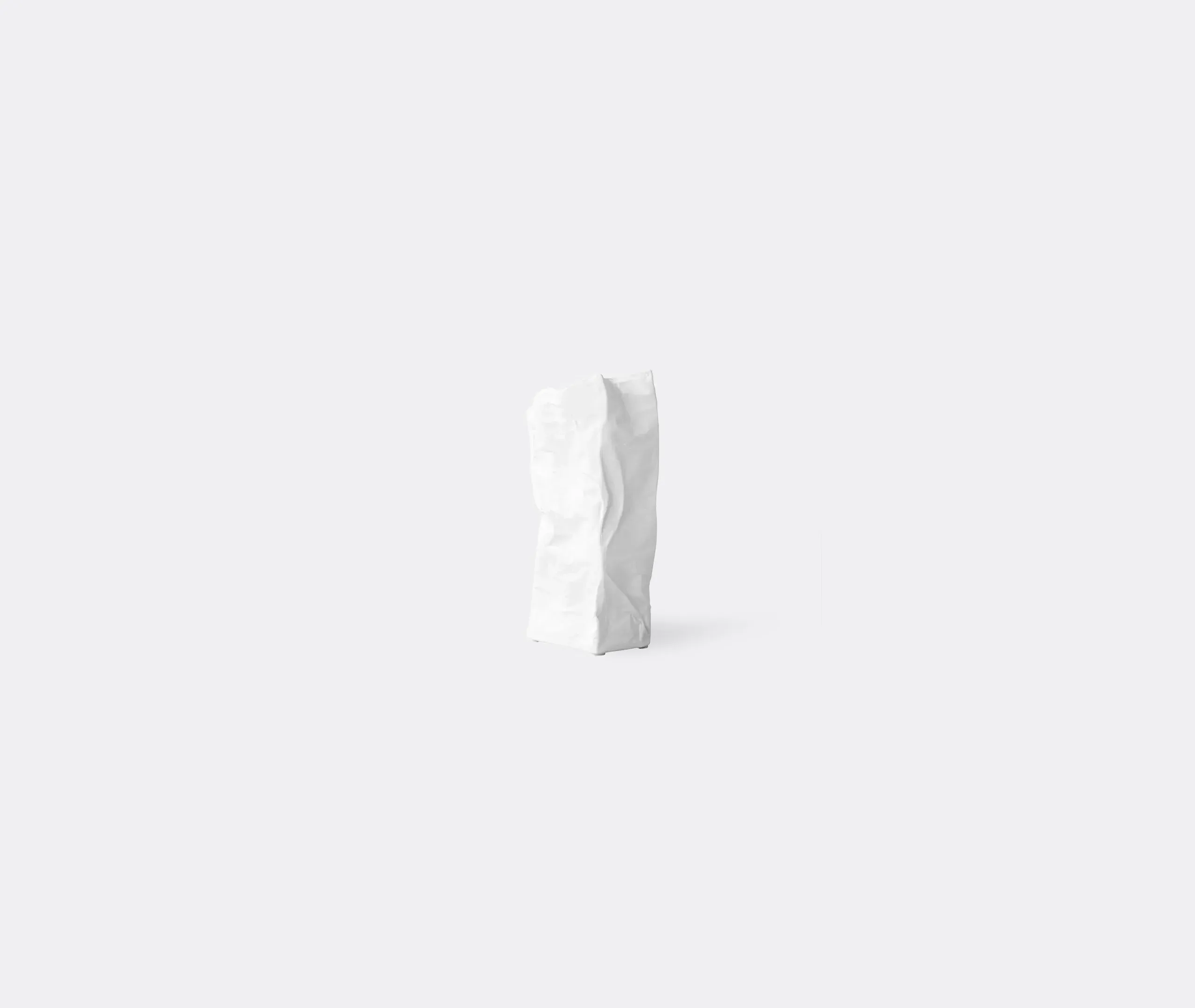 Mini Vase with Textured Surface - Bone White, Ceramic