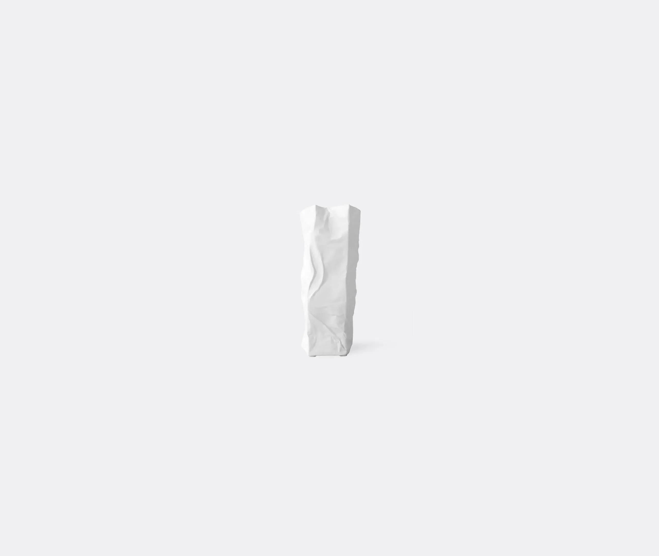 Mini Vase with Textured Surface - Bone White, Ceramic