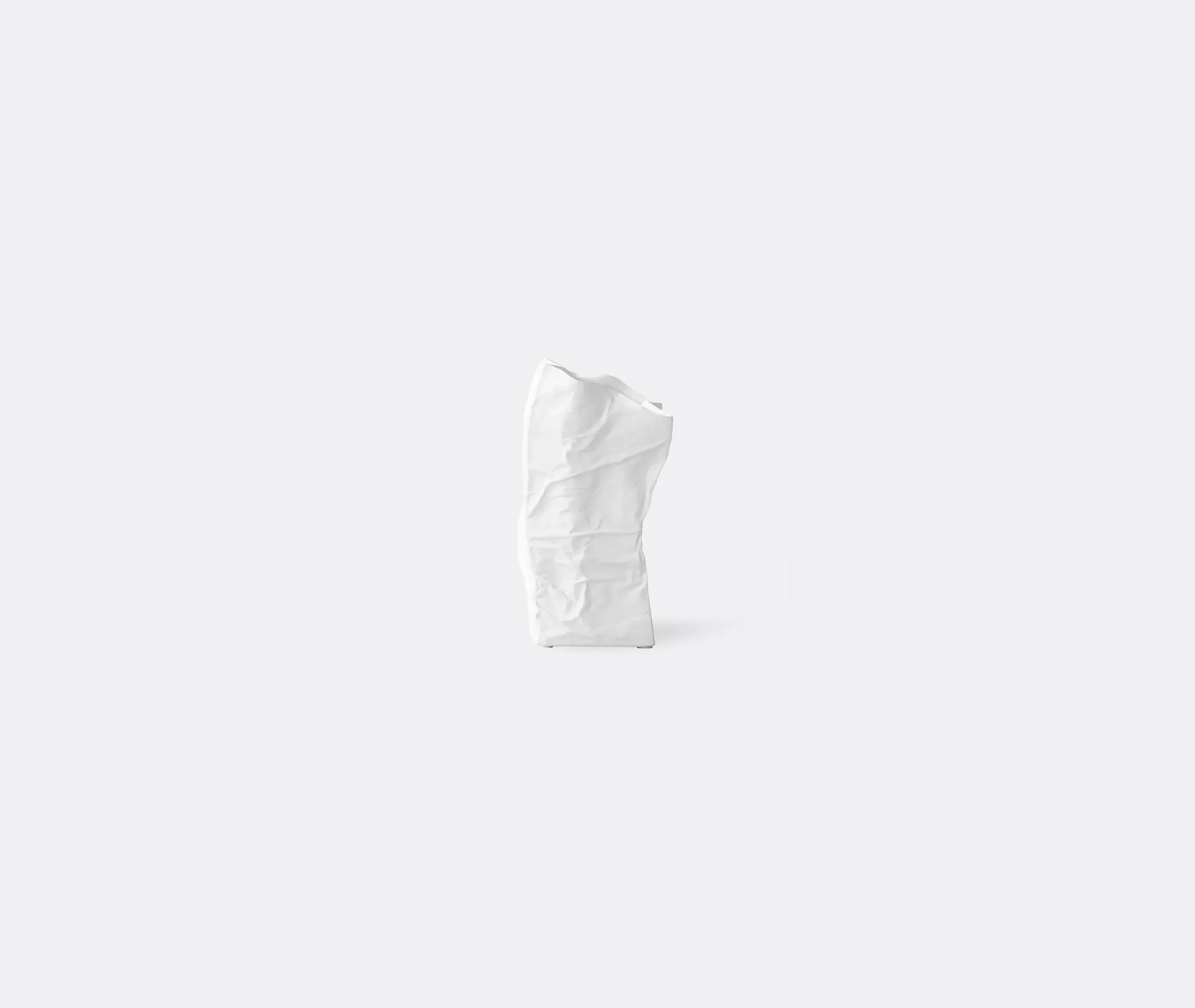 Mini Vase with Textured Surface - Bone White, Ceramic image