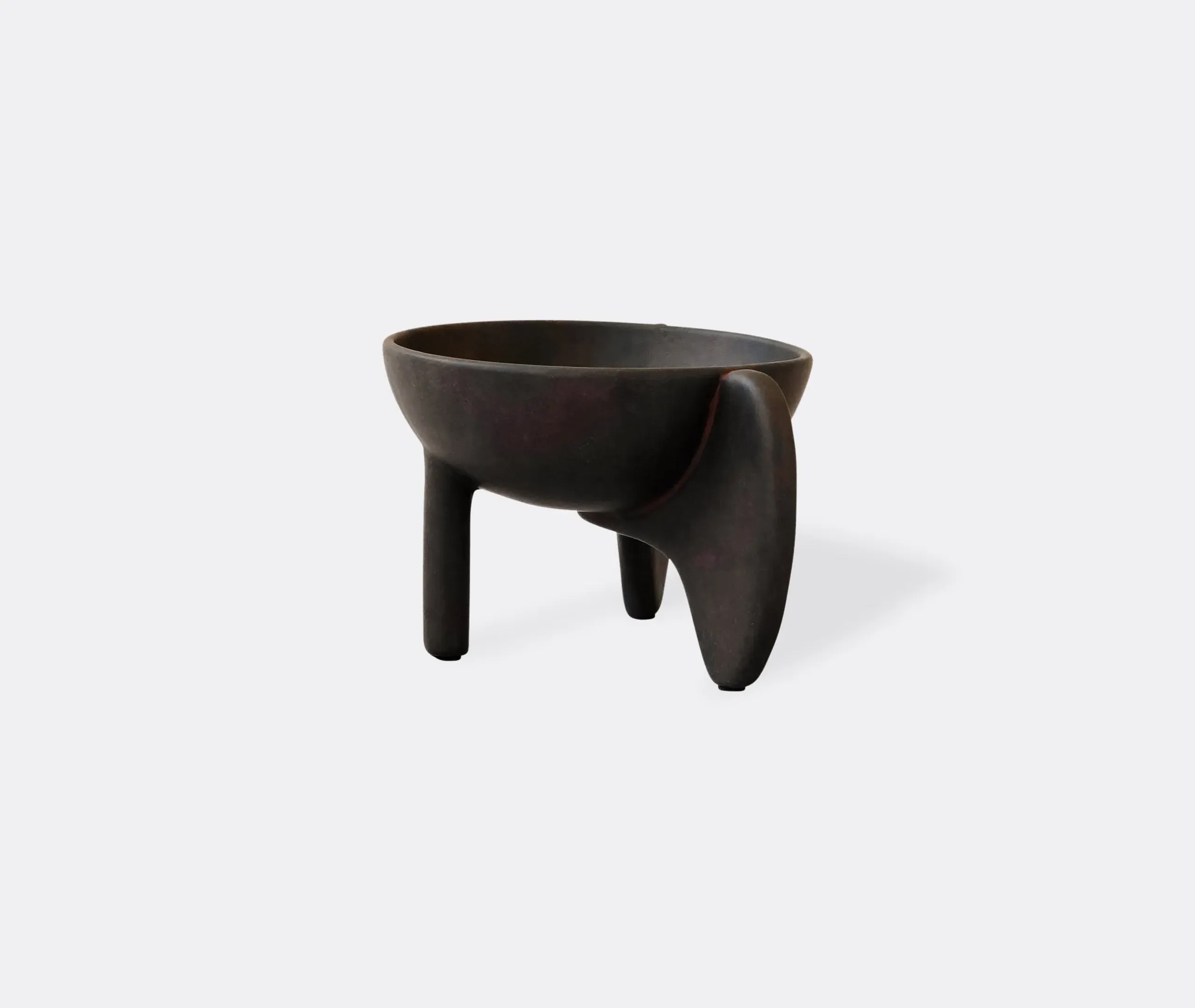 Mini Wing Bowl - Coffee, Ceramic image