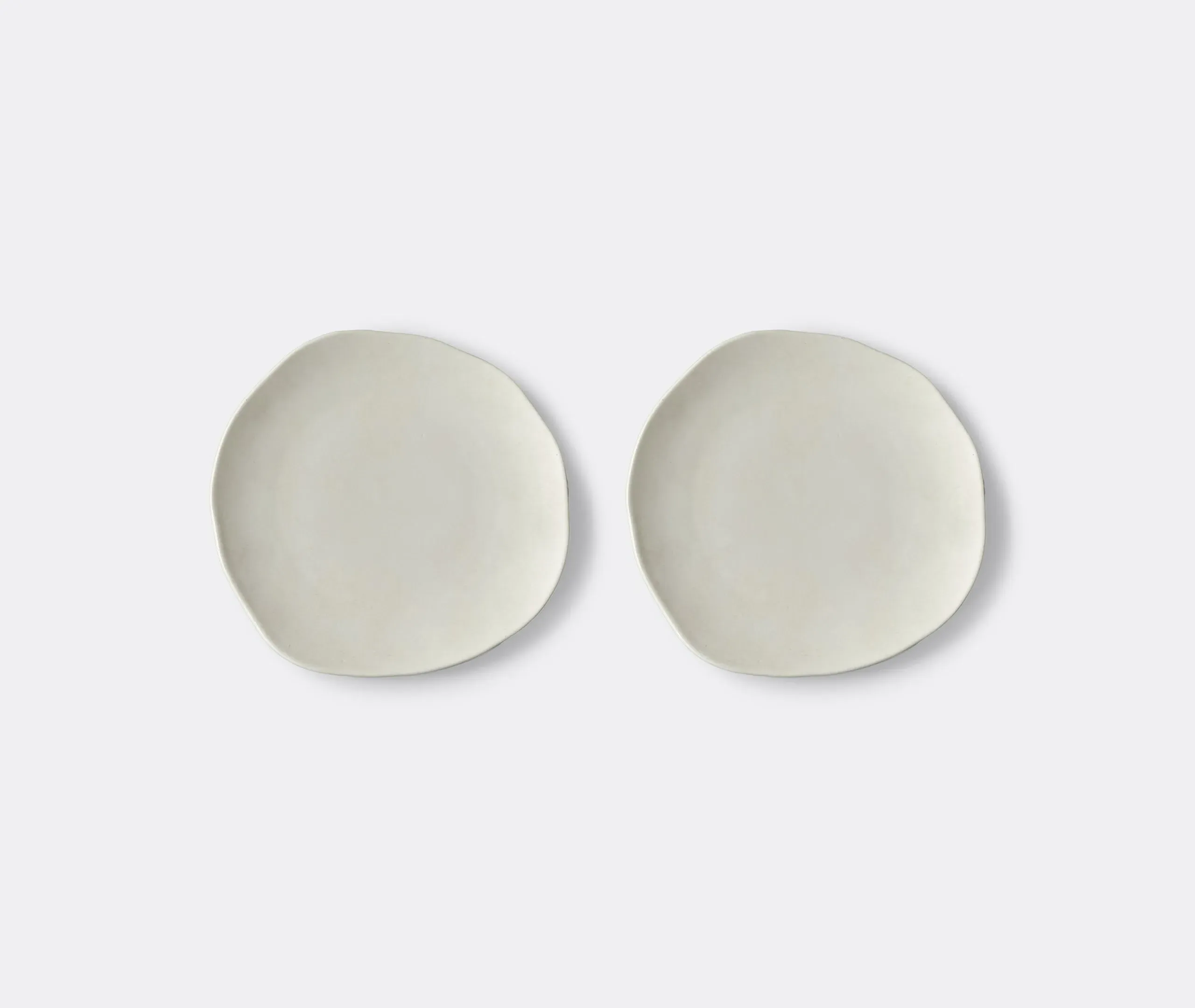 Native Dessert Plate Set of Two - Birch image