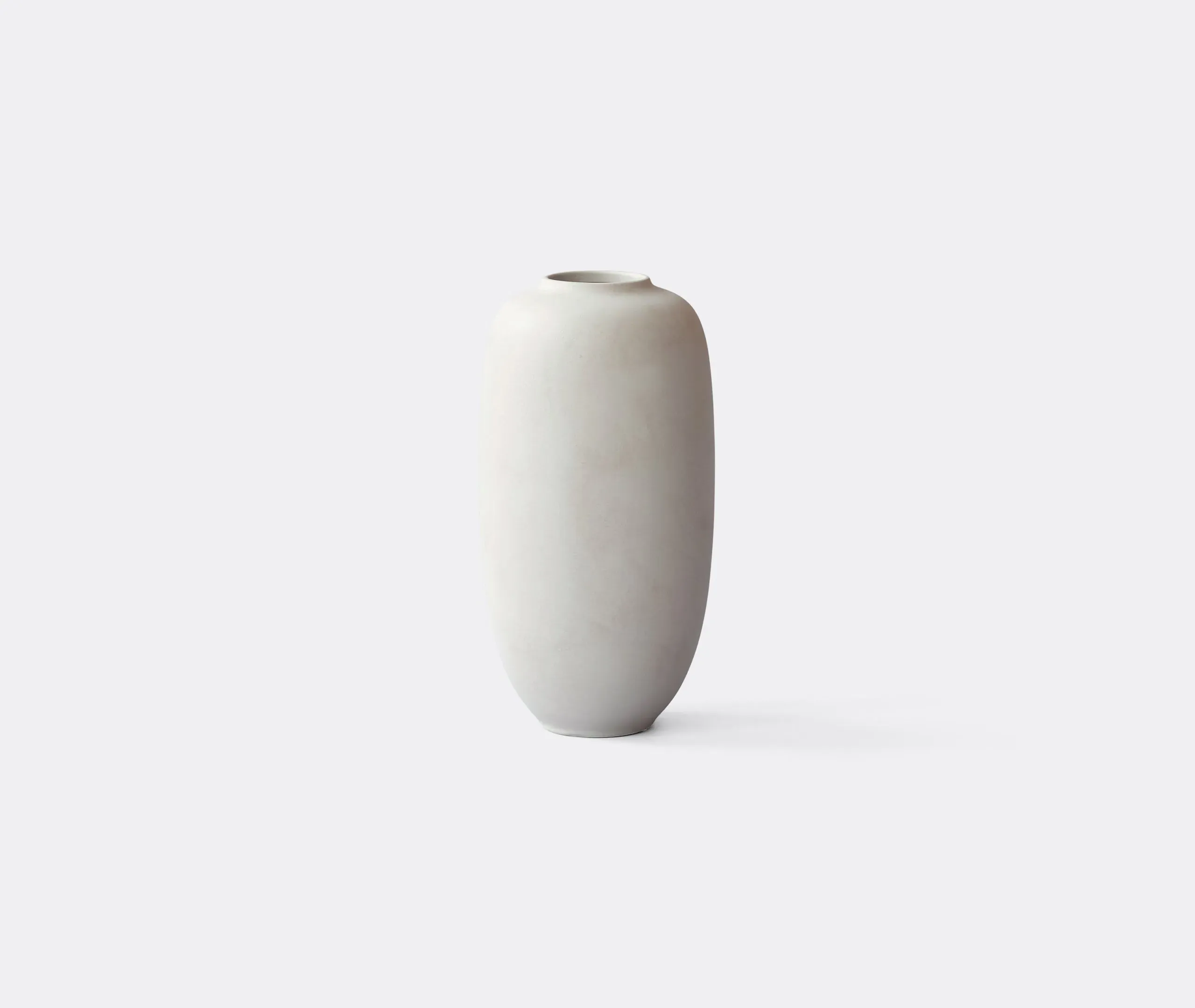 Oval Vase with Matte Finish - Birch image