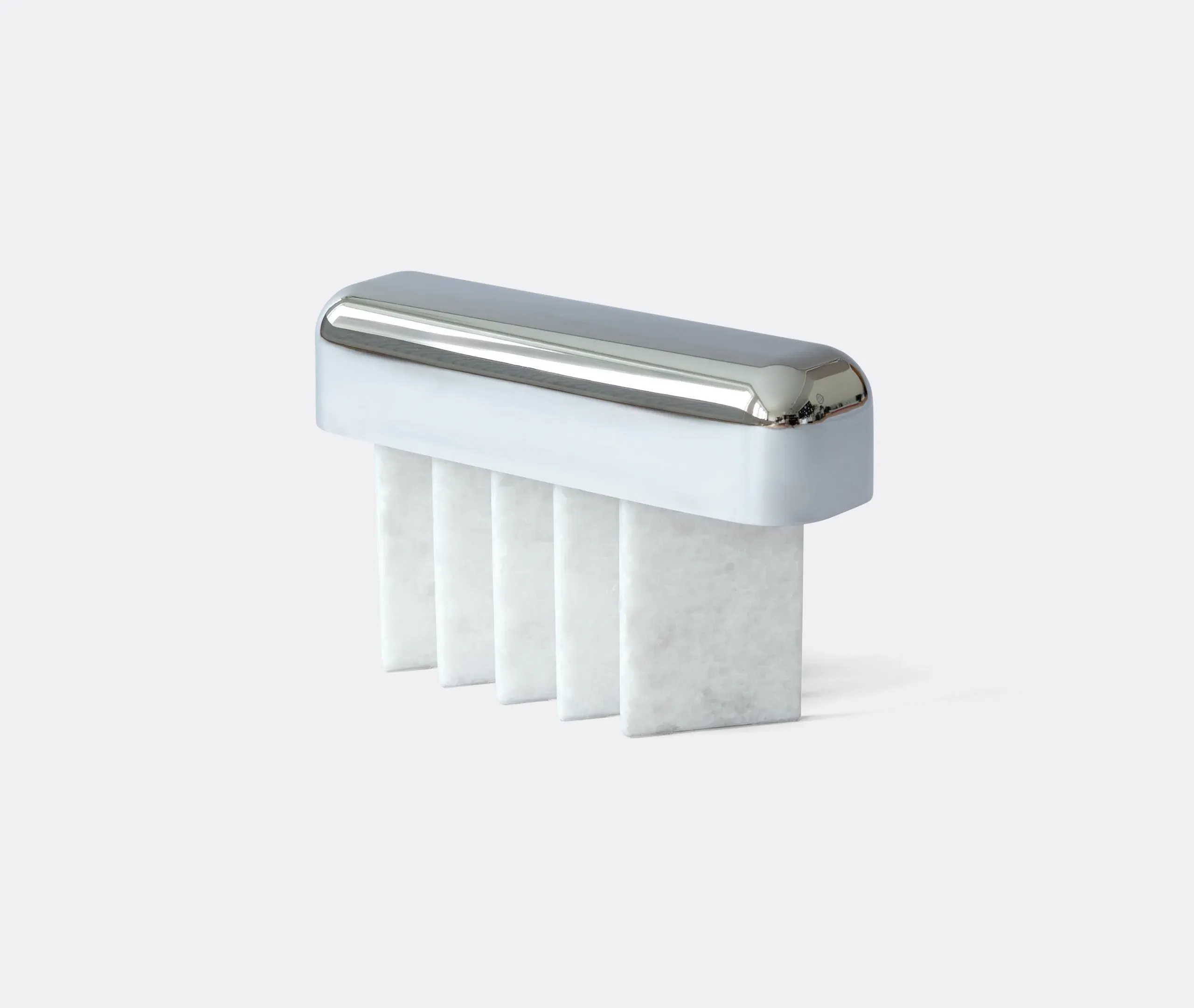 Portable Table Lamp with Dimmer - Chrome, Metal