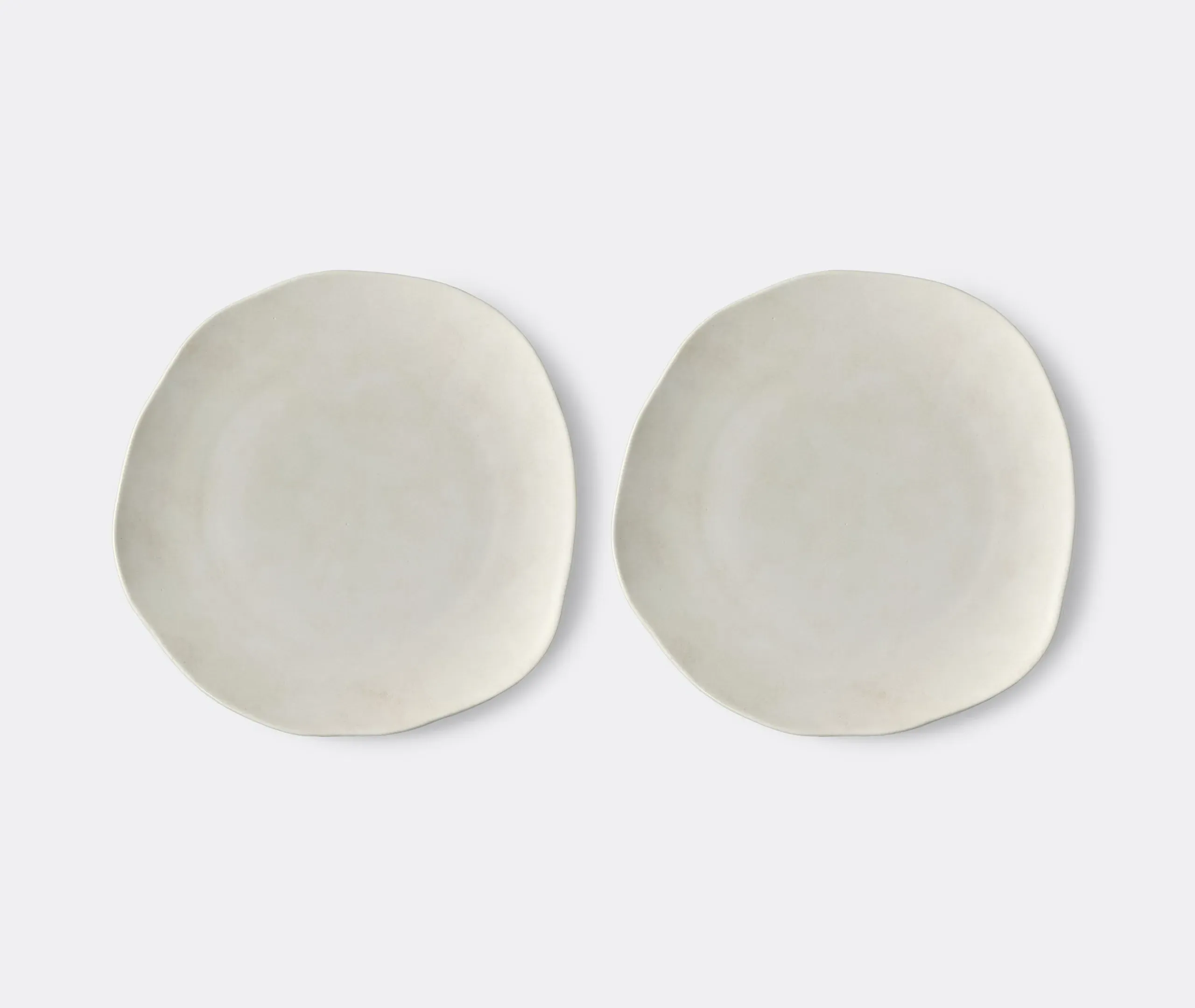 Set of 2 Dinner Plates - Birch, Ceramic