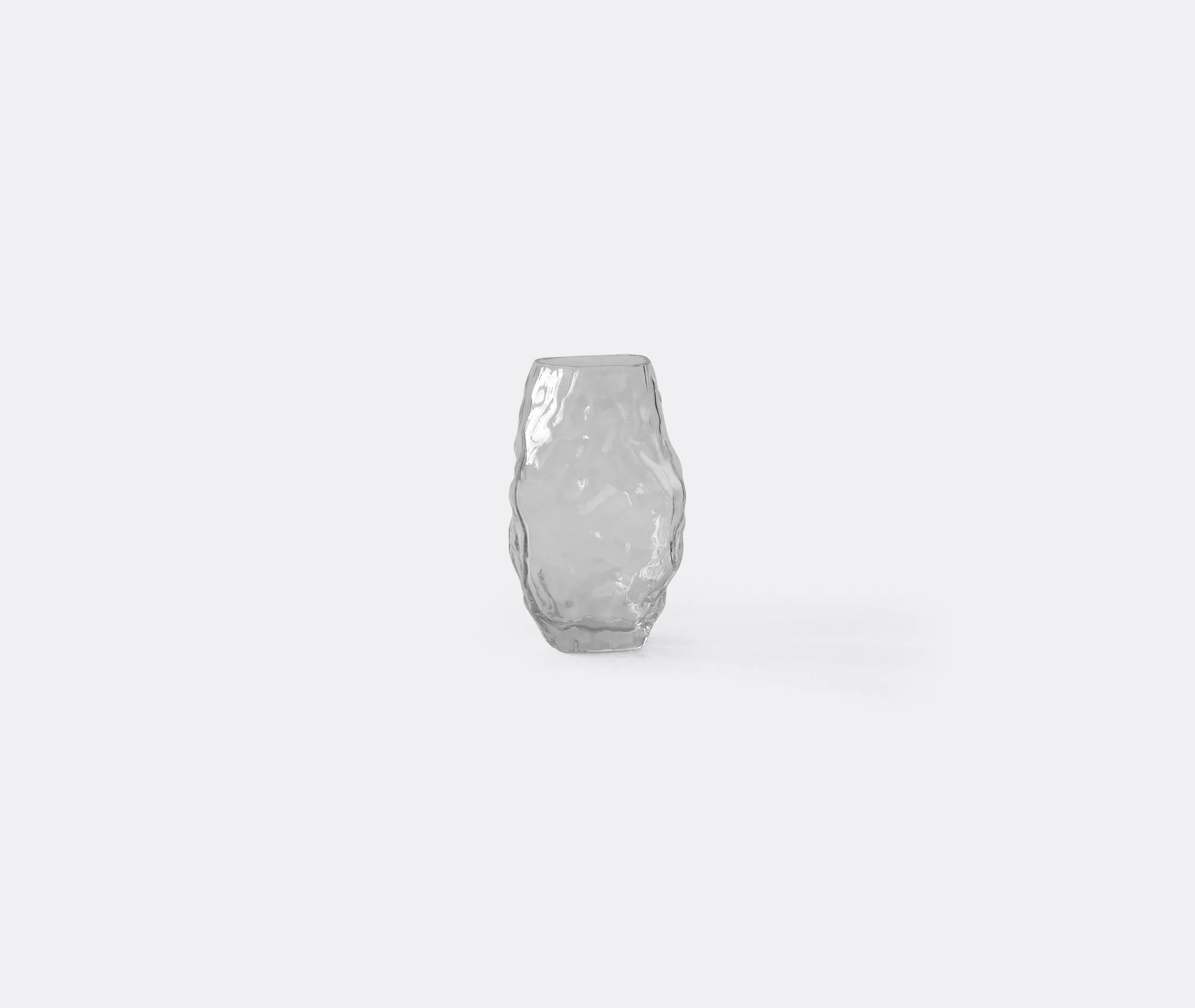Small Katachi Vase - Clear, Mouthblown Glass