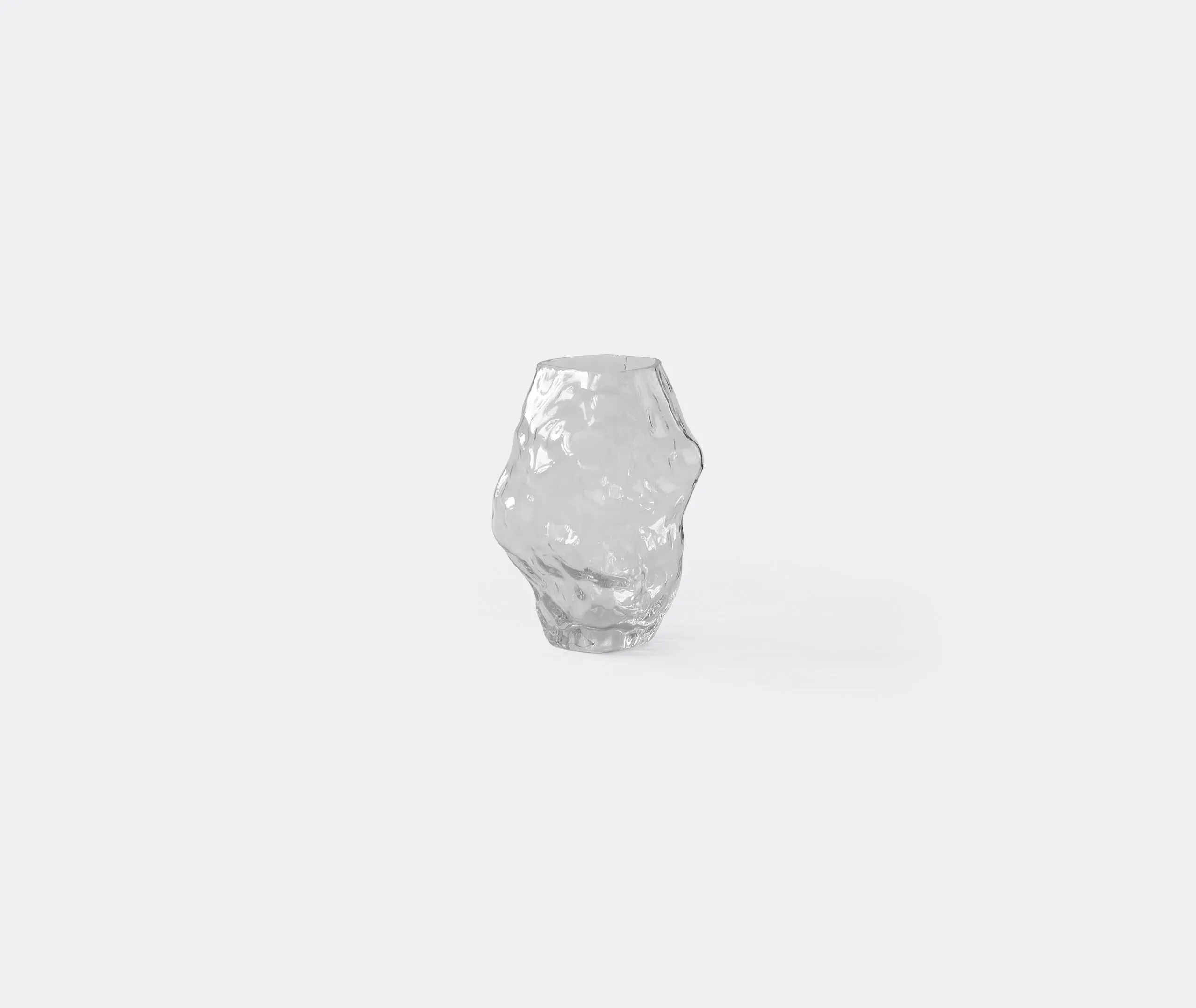 Small Katachi Vase - Clear, Mouthblown Glass image