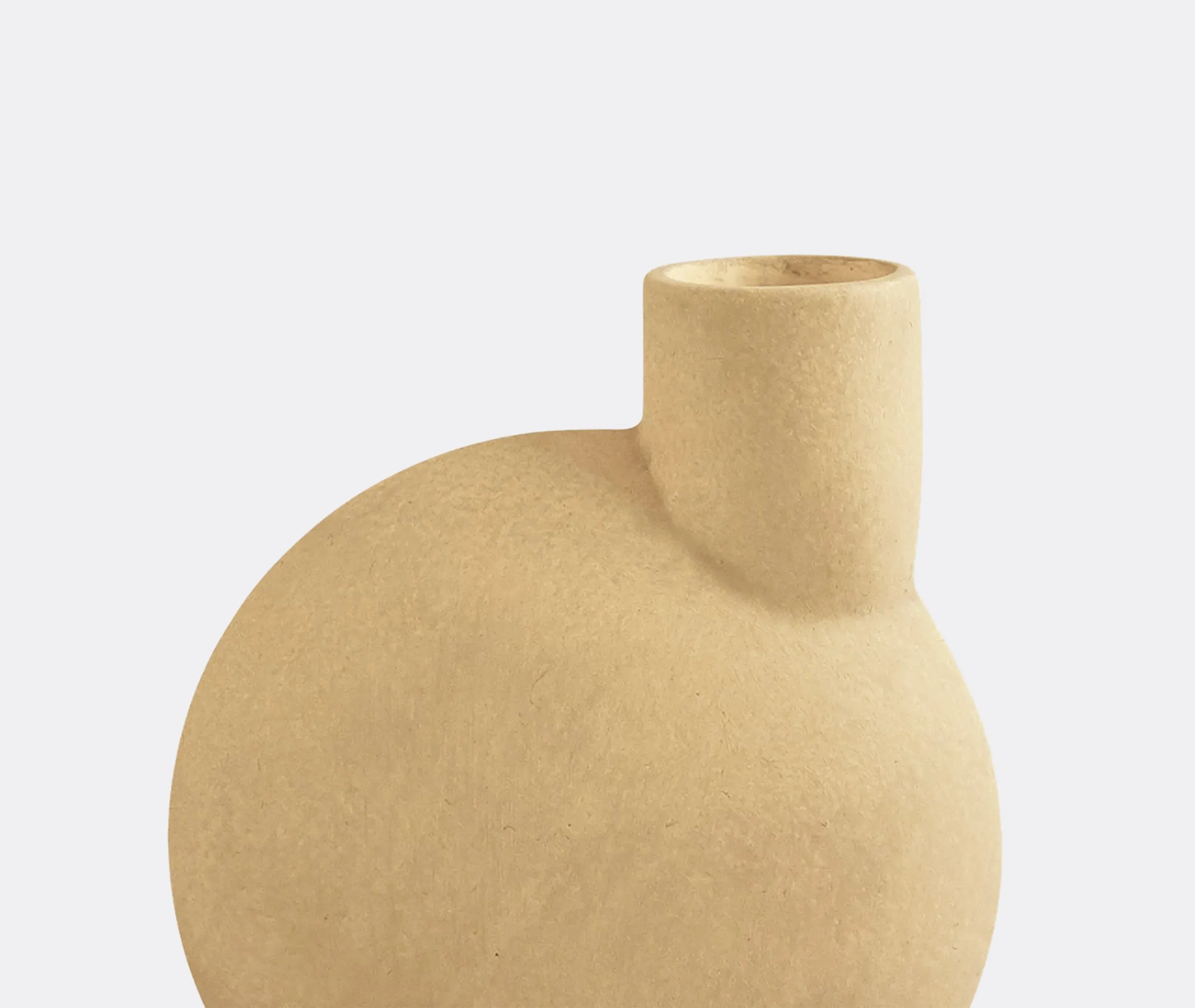 Sphere Medium Bubl Vase - Sand, Ceramic