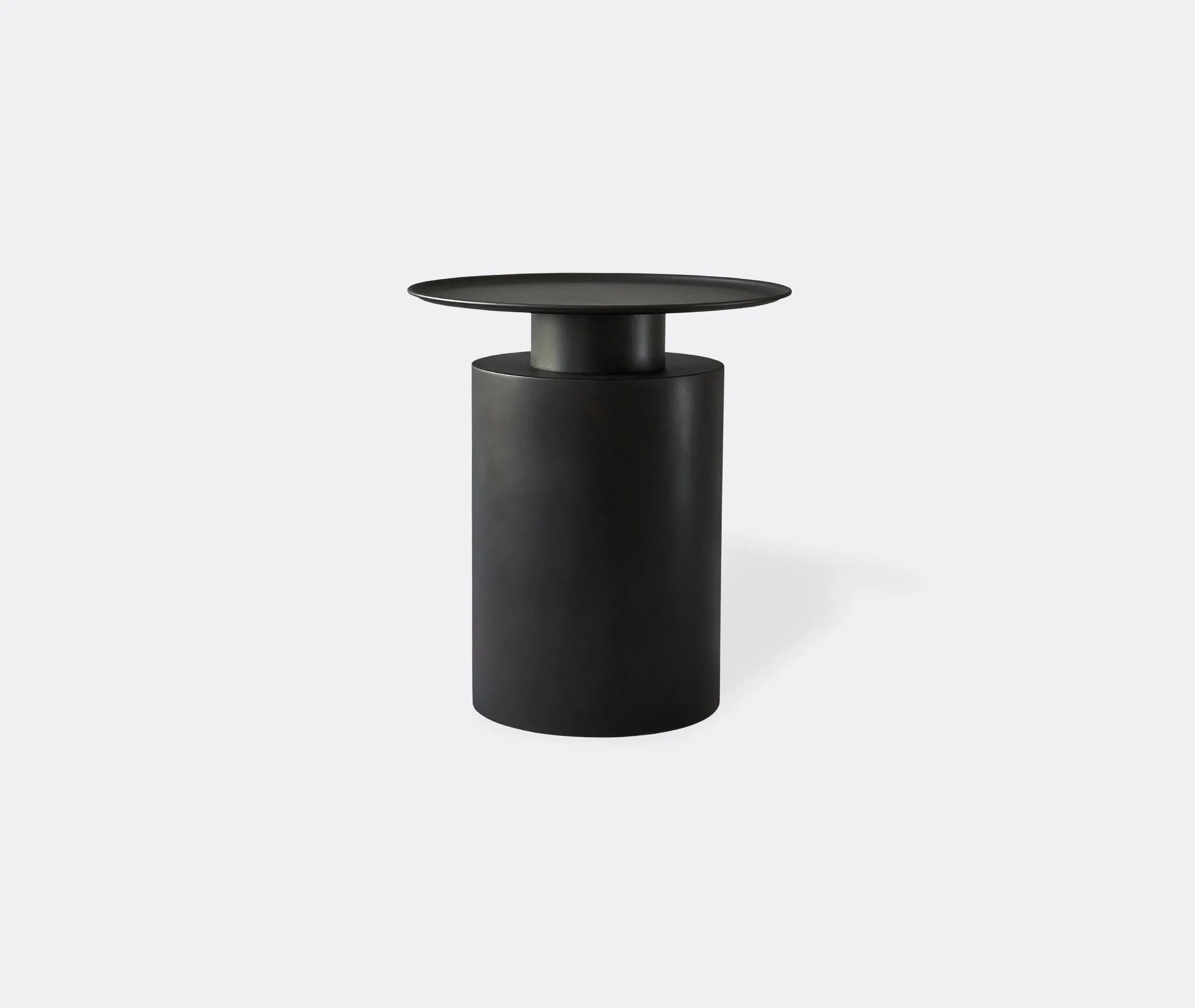 Tall Console Table Art Deco Style - Black, Metal image