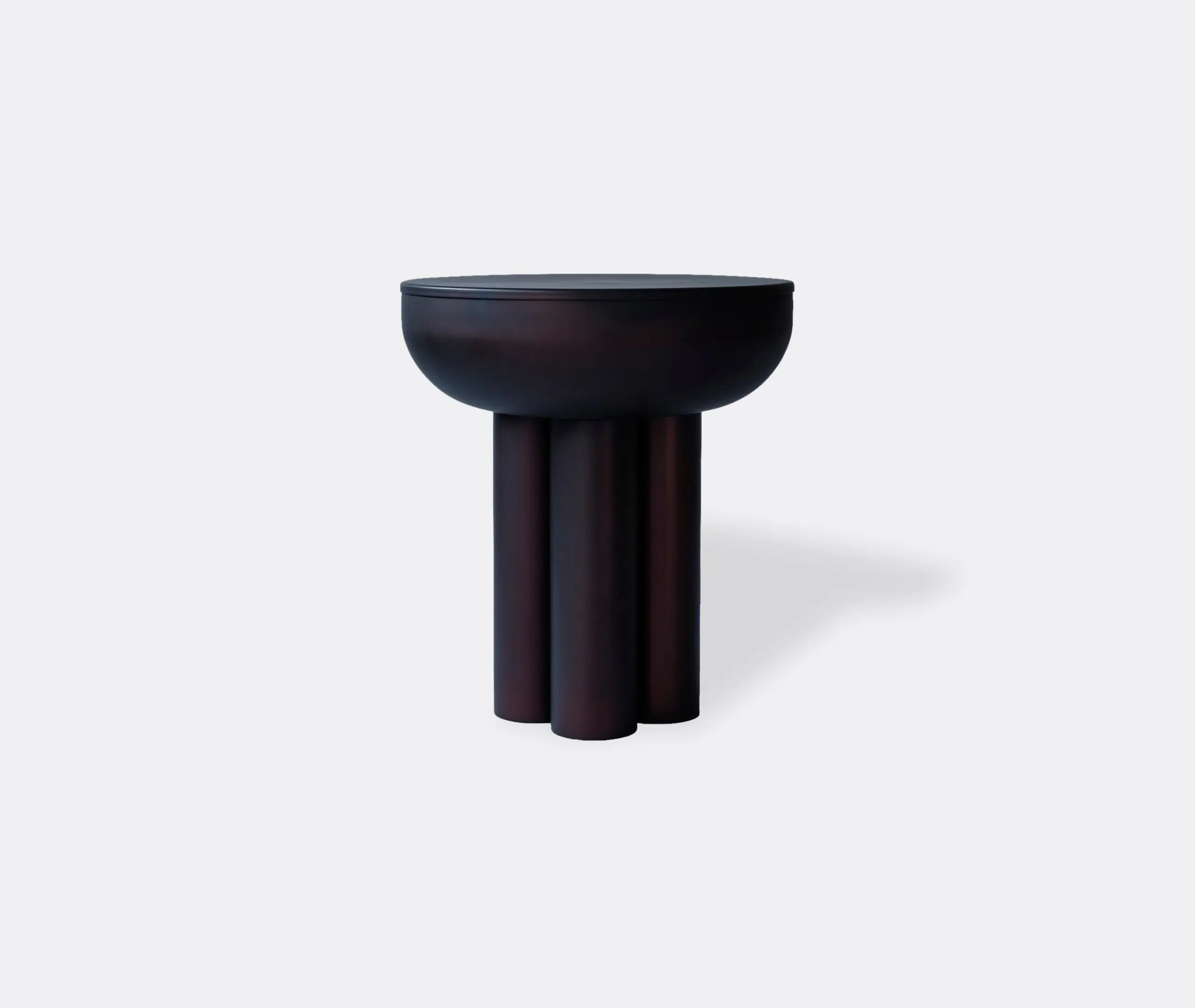 Tall Round Table - Coffee, Fibre Concrete