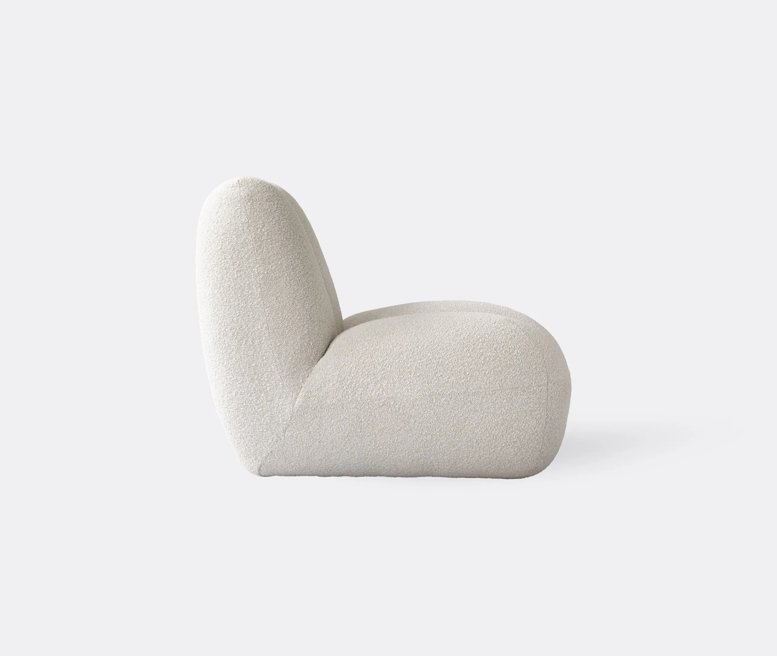 Toe Lounge Chair - Bouclé