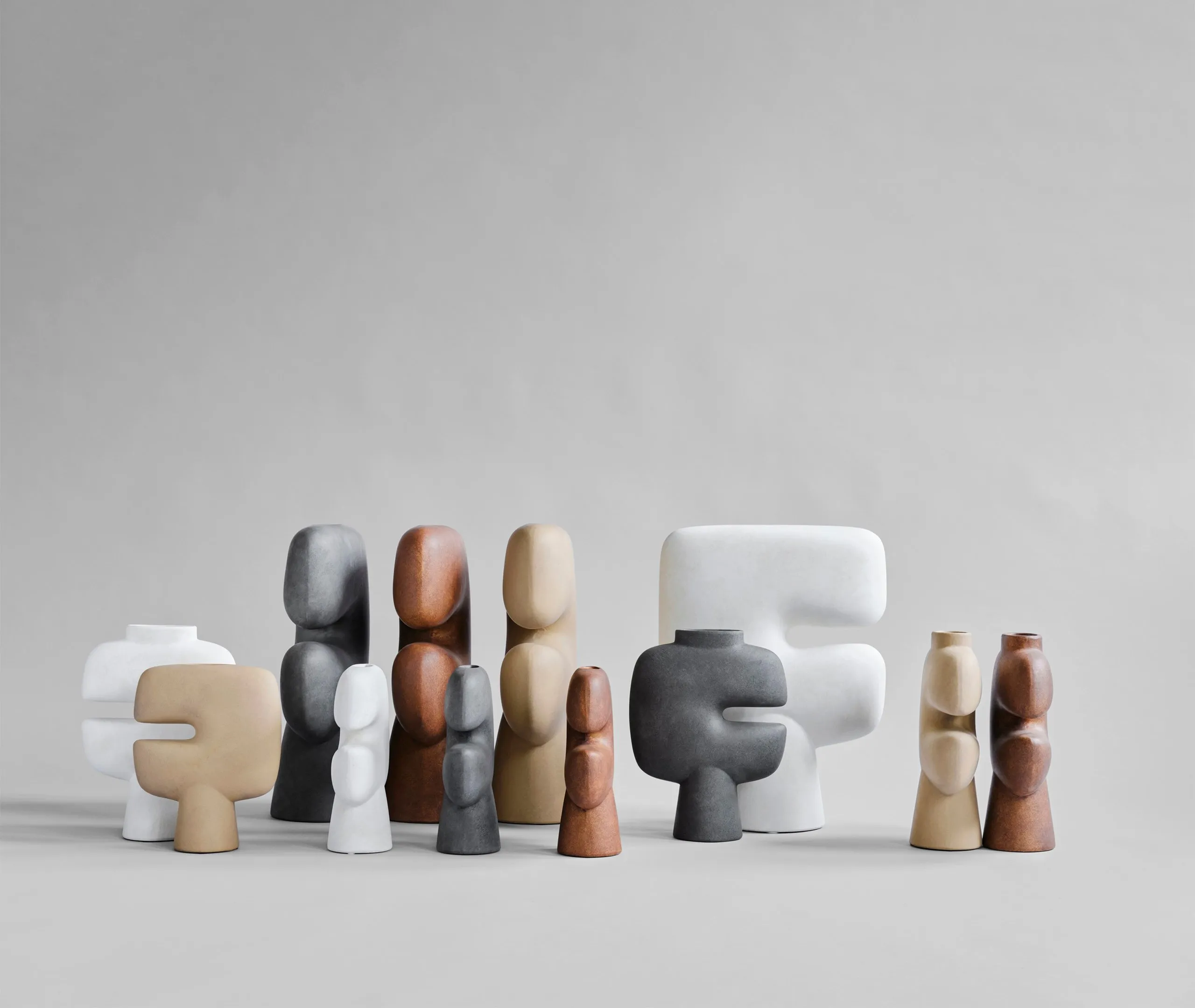 Tribal Large Vase - Sand, Ceramic