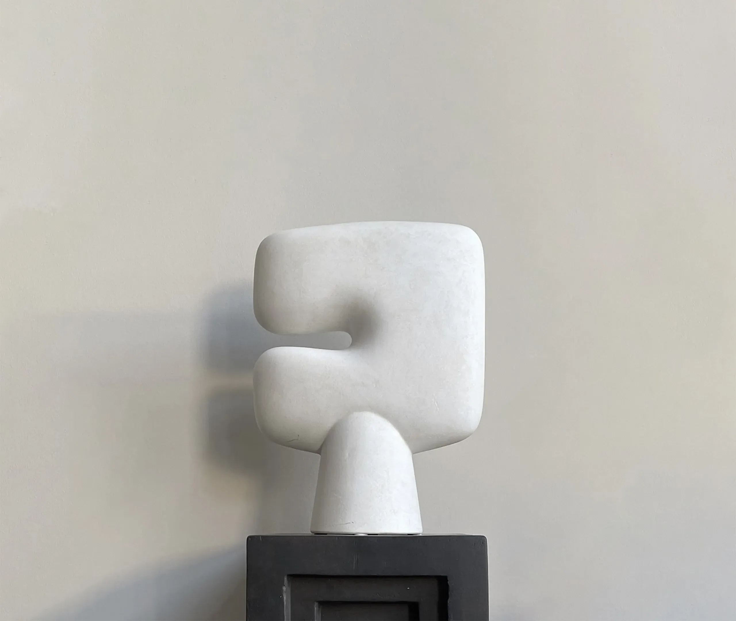 Tribal Large Vase - White, Ceramic