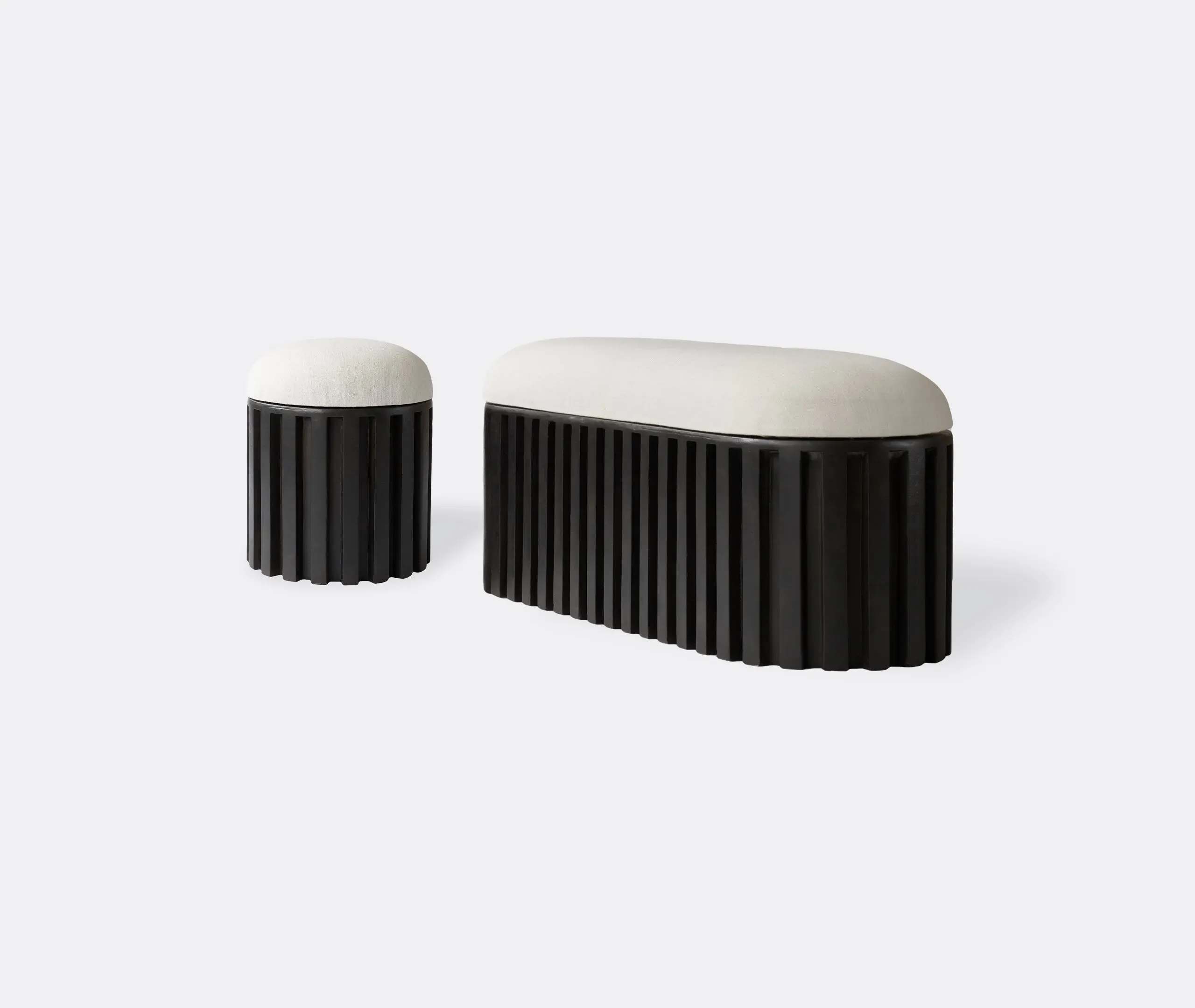 Tribu Stool - Coffee, Fibre Concrete