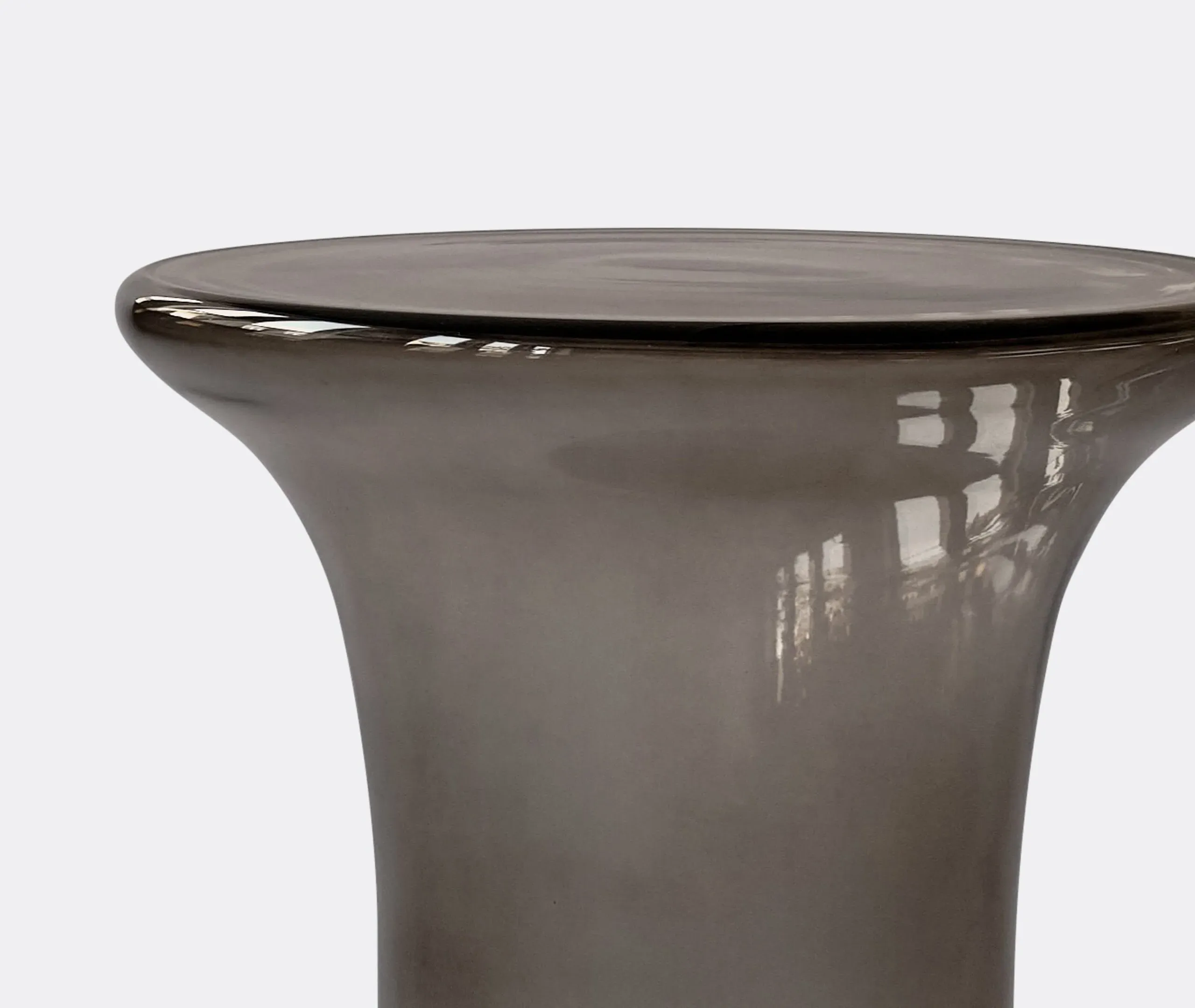 Trumpet Table - Smoked Forest, Glass