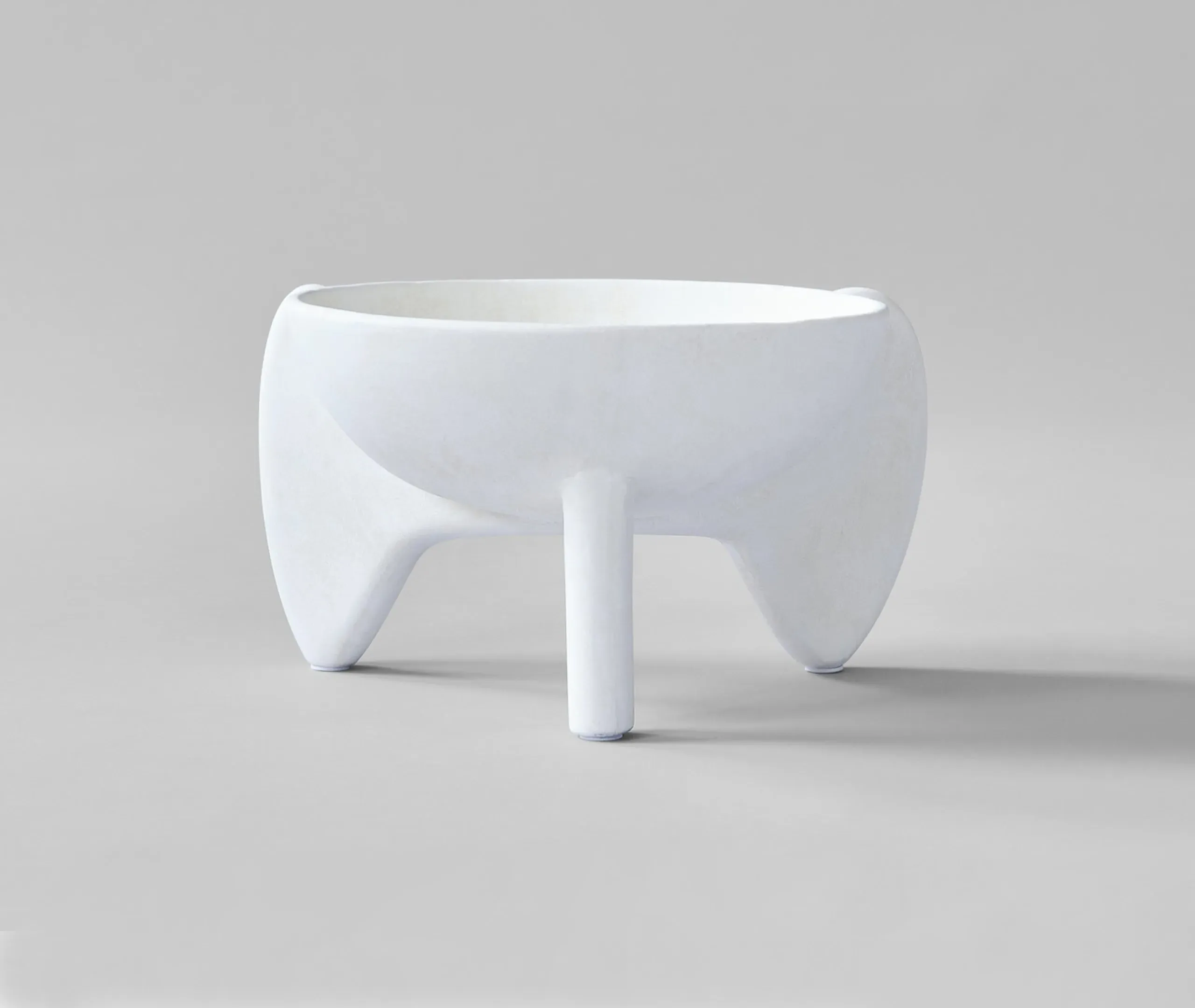 Wing Bowl Big Decorative Object - White, Ceramic