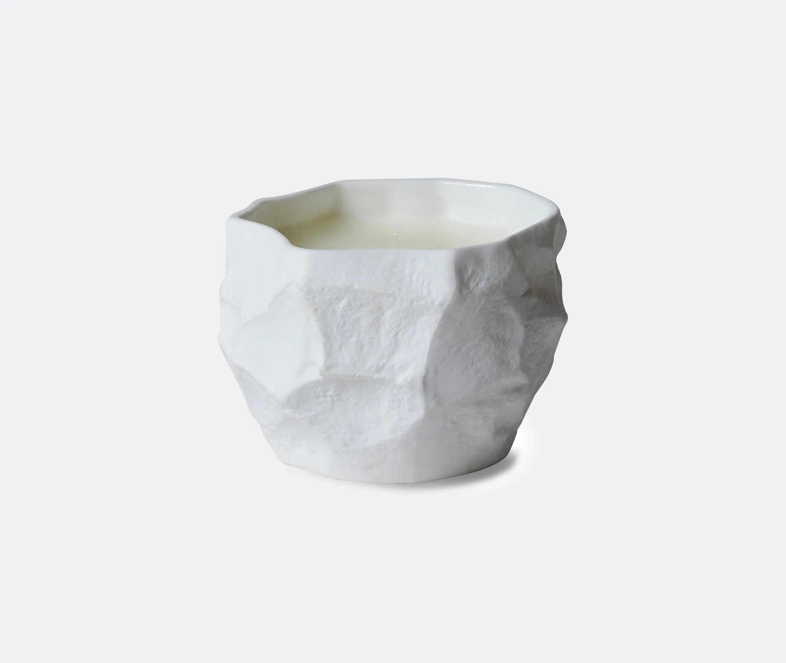 Crockery Candle - White