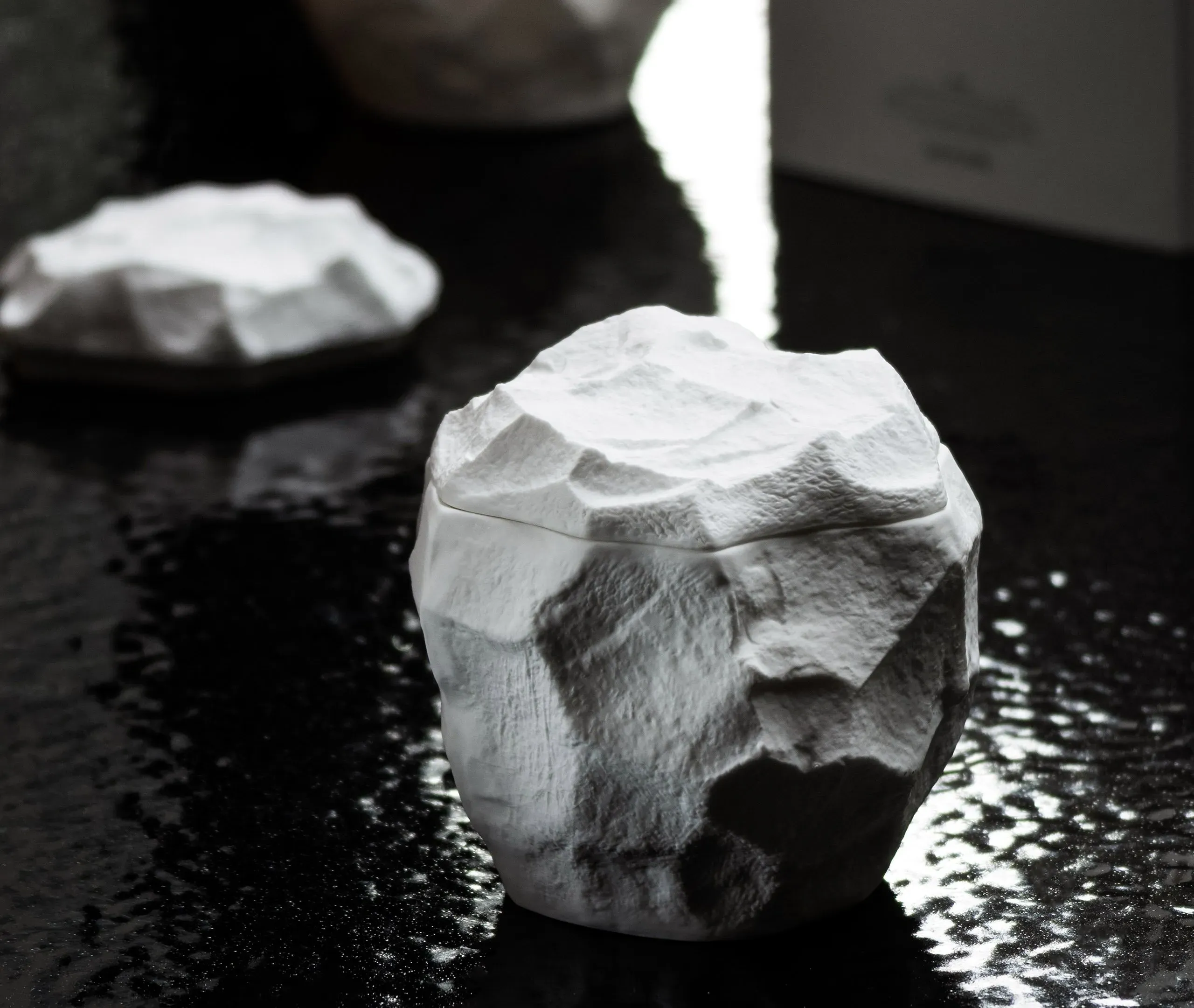 Crockery Candle - White