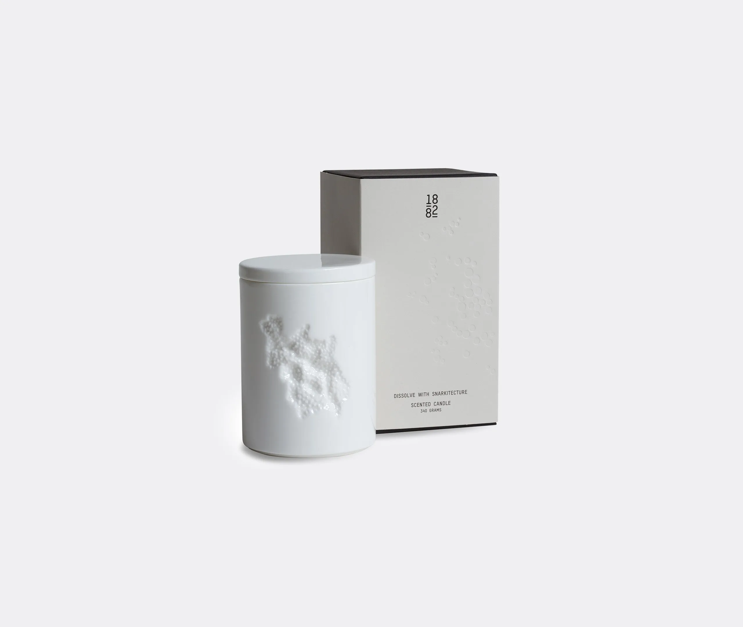 Dissolve Scented Candle - White, Bone China