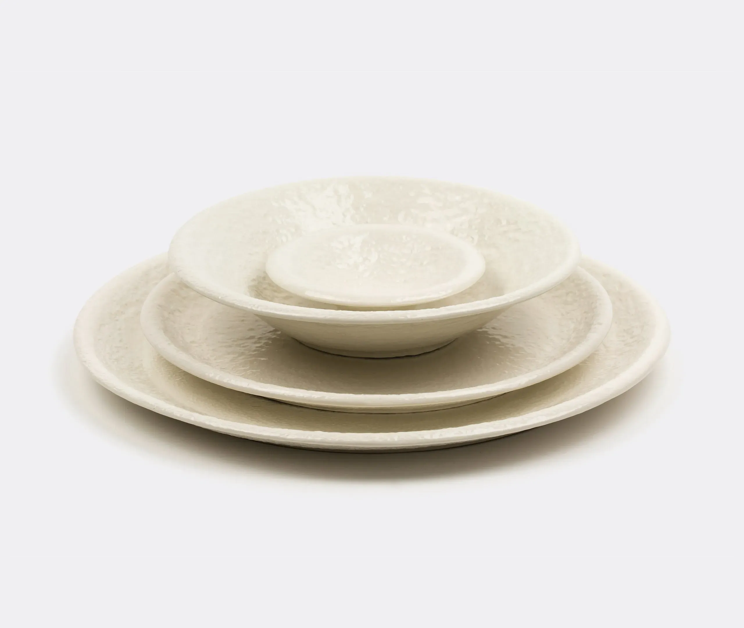 Dunes Large Plate - Ivory