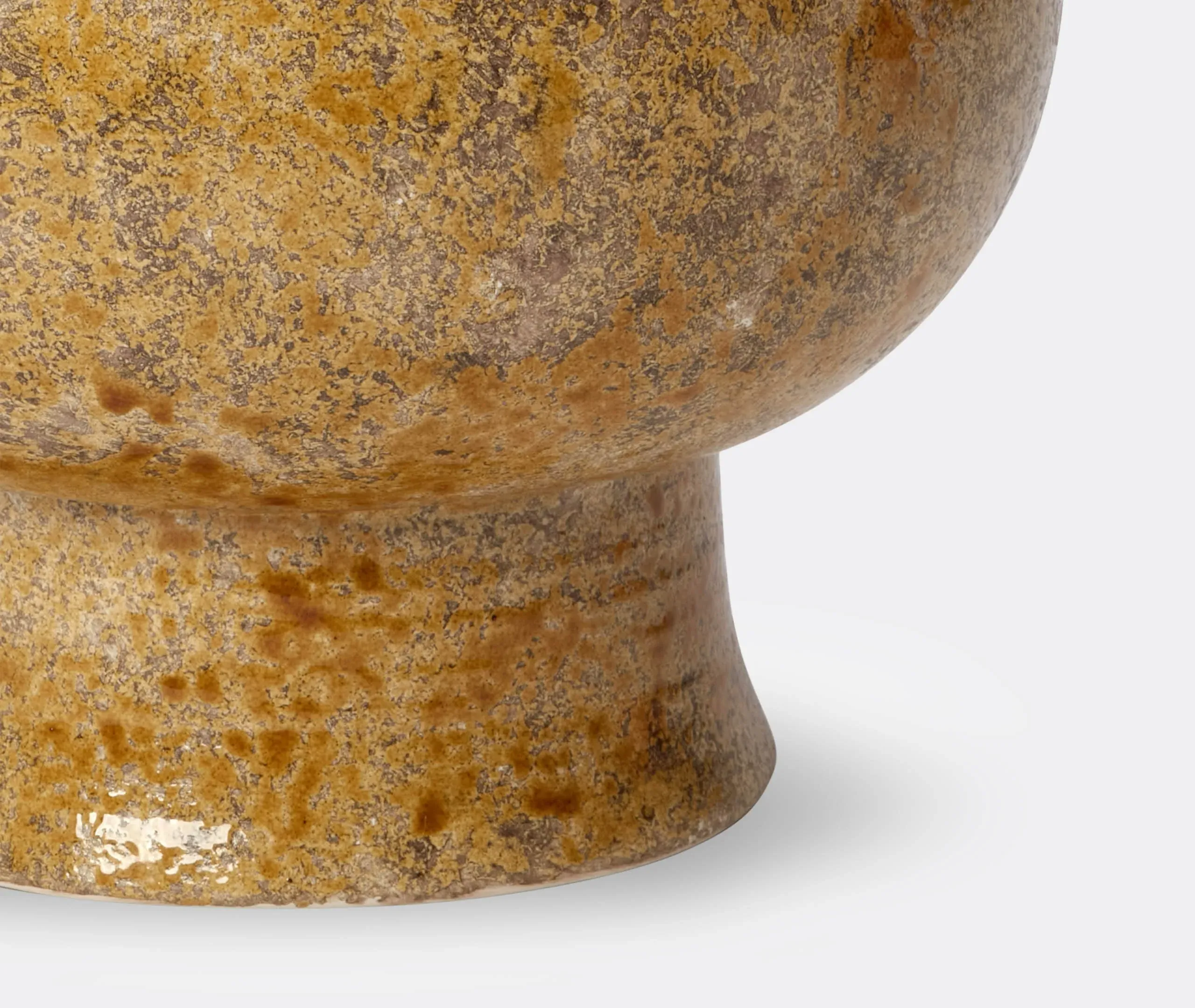 Honey Pot Vase - Light Rust, Ceramic