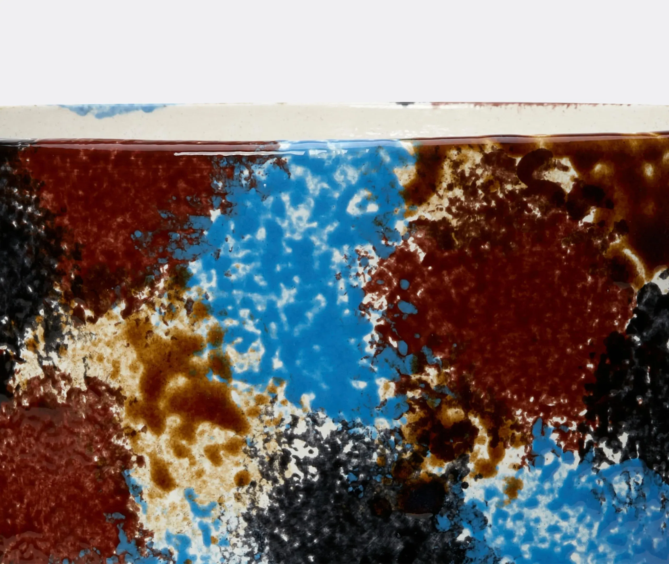 Jesture 2 Planter - Blue, Ceramic