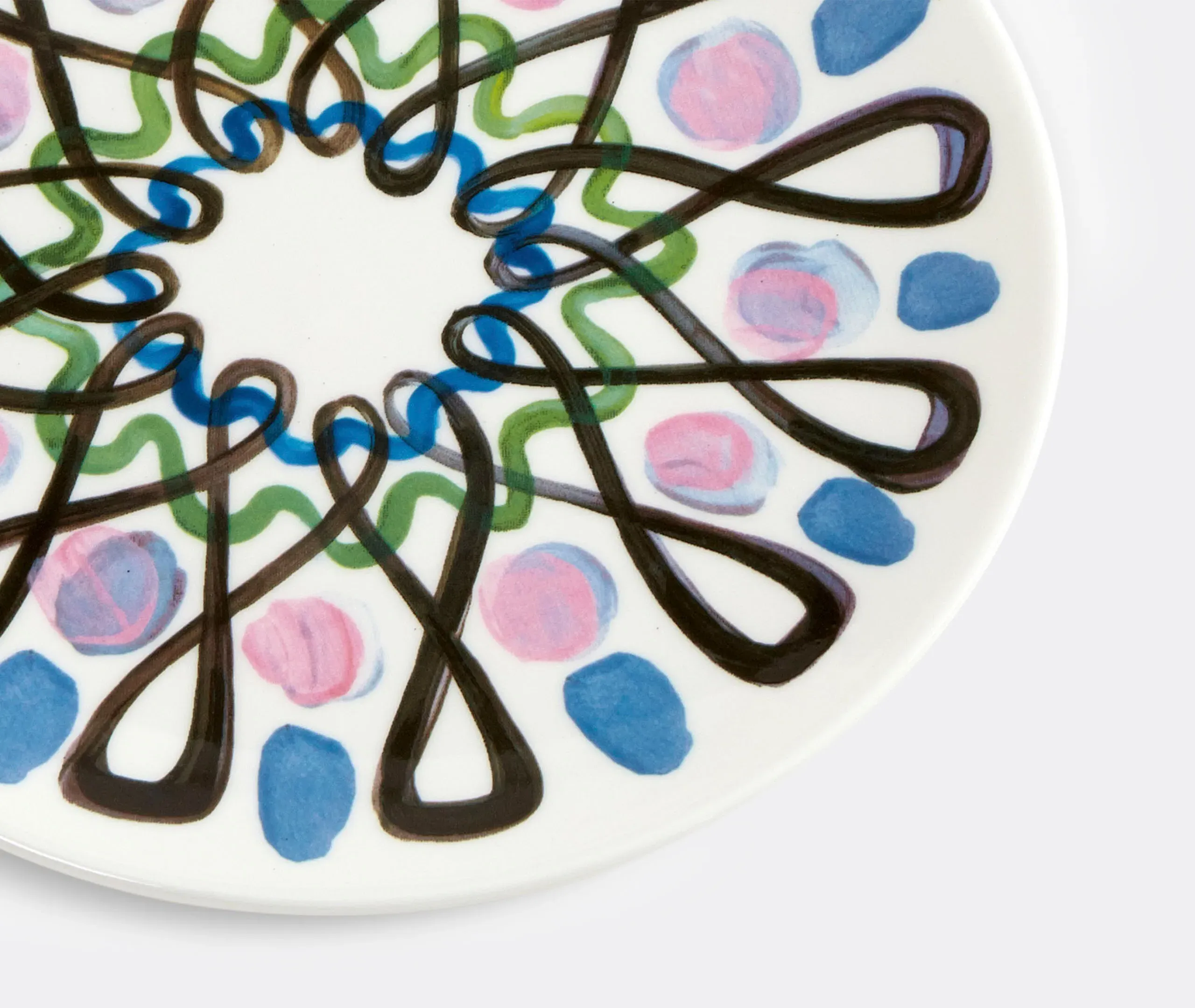 Peter Pilotto Pink Swirl Salad Plate - Multicolor alternate view