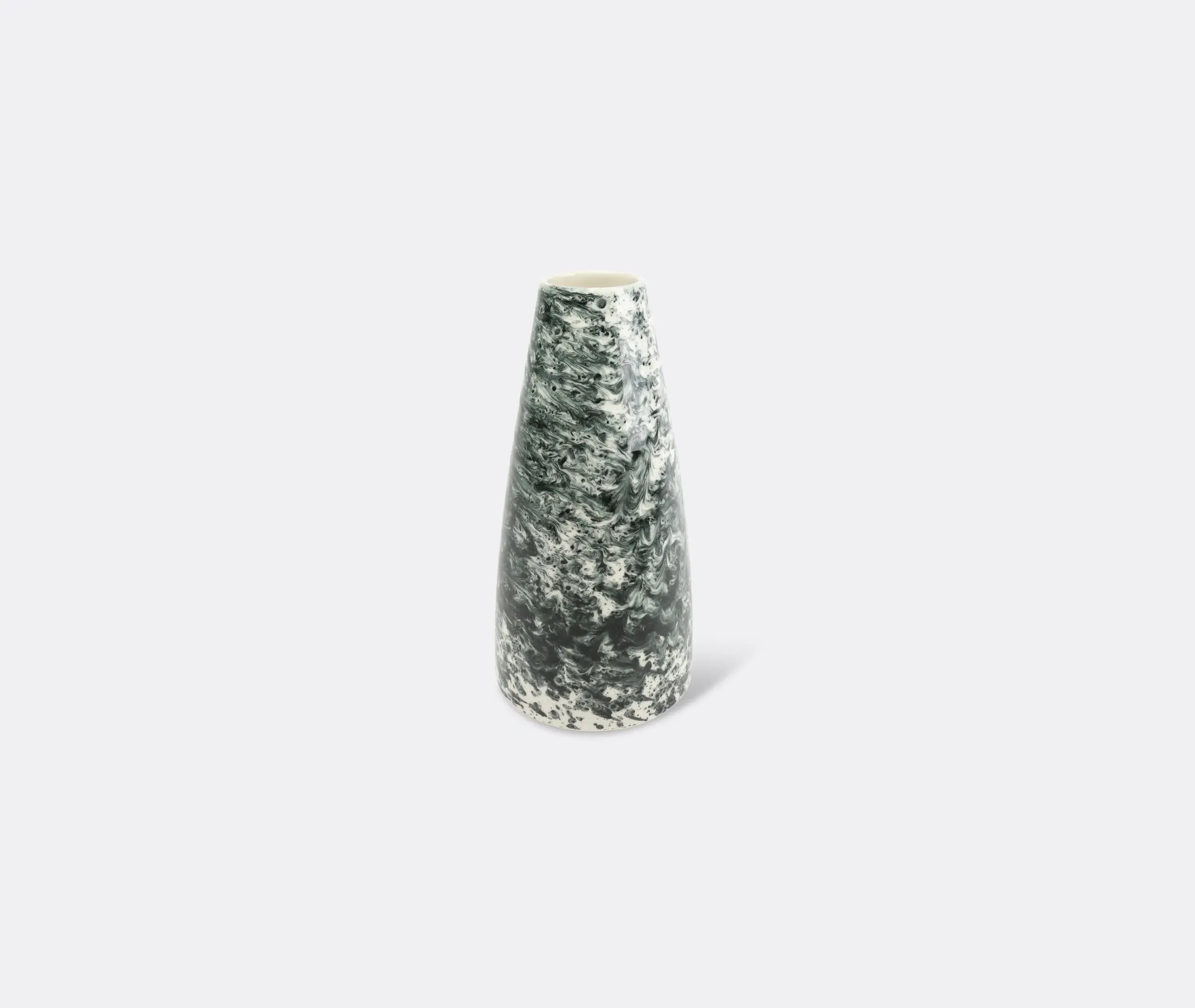Tall Vase with Marble Effect - Multicolor, Earthenware