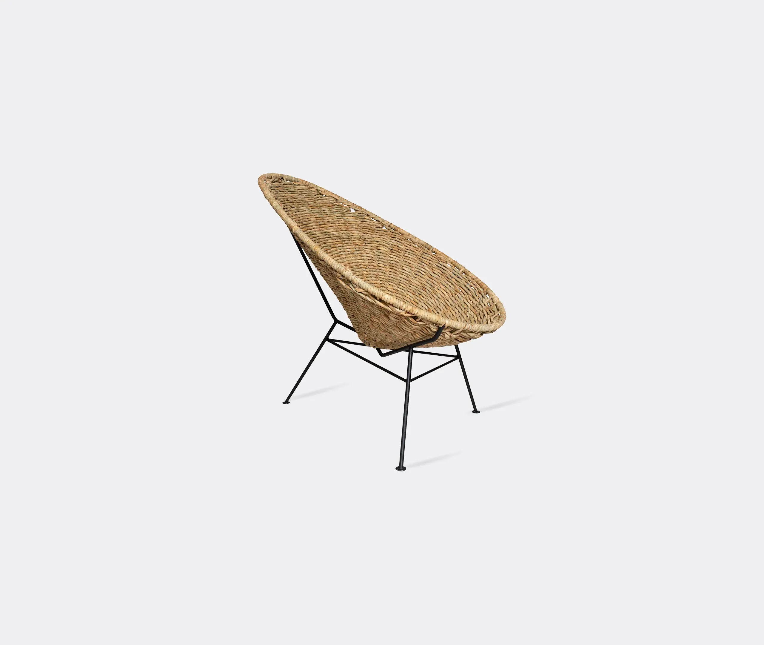 Acapulco Chair with Closed Structure - Brown, Bulrush image