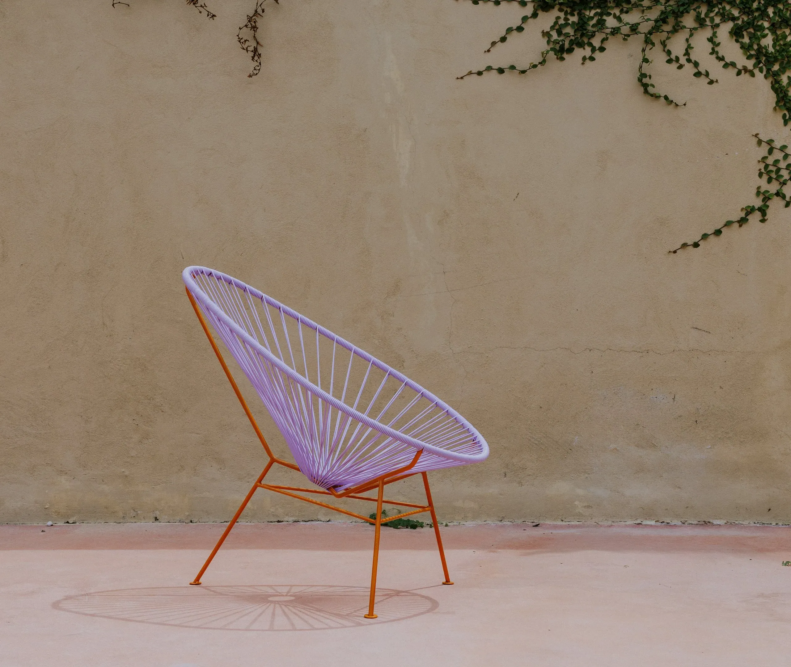 Classic Accent Chair - Purple, Woven Cord
