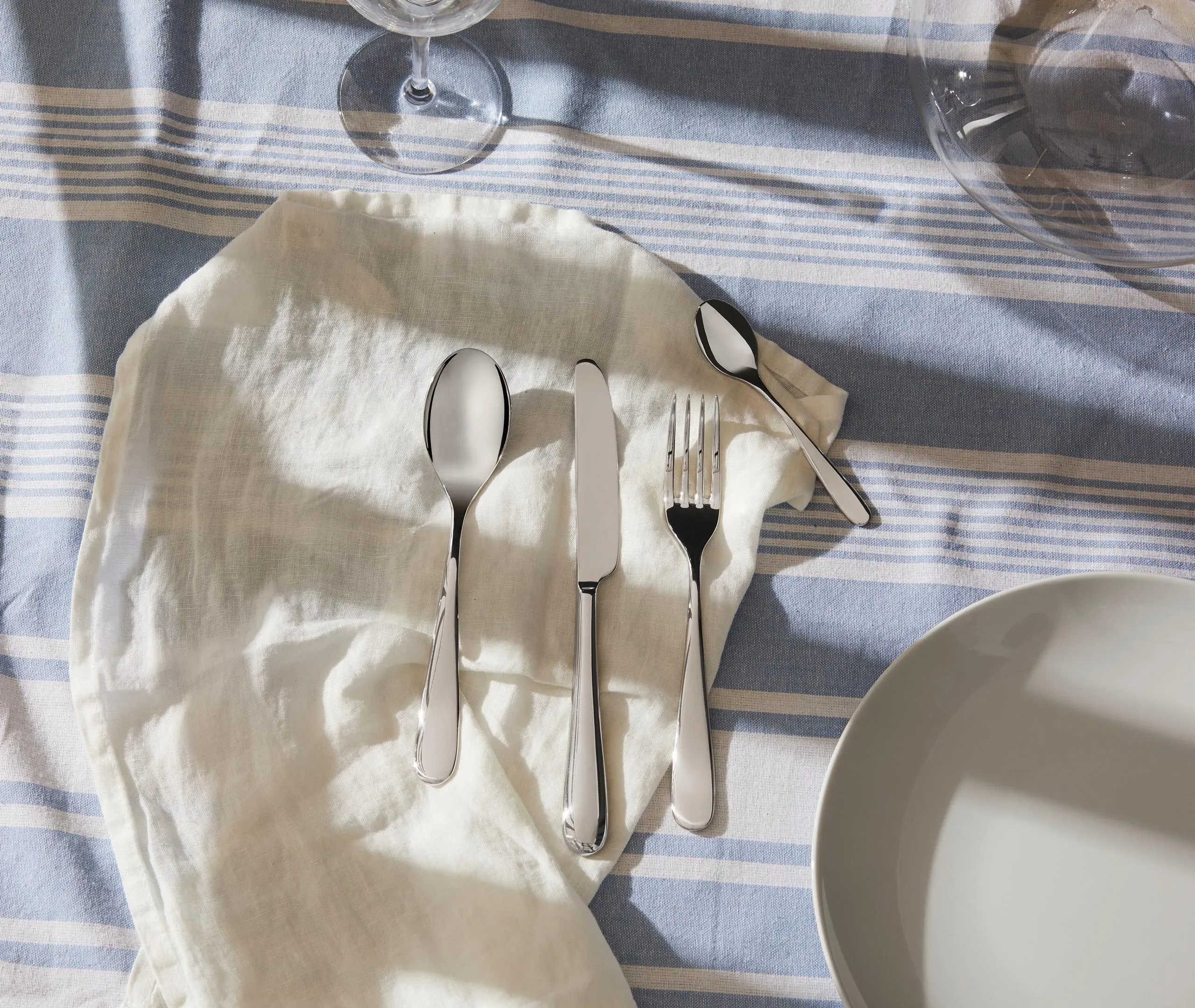 24-Piece Cutlery Set - Silver, Stainless Steel