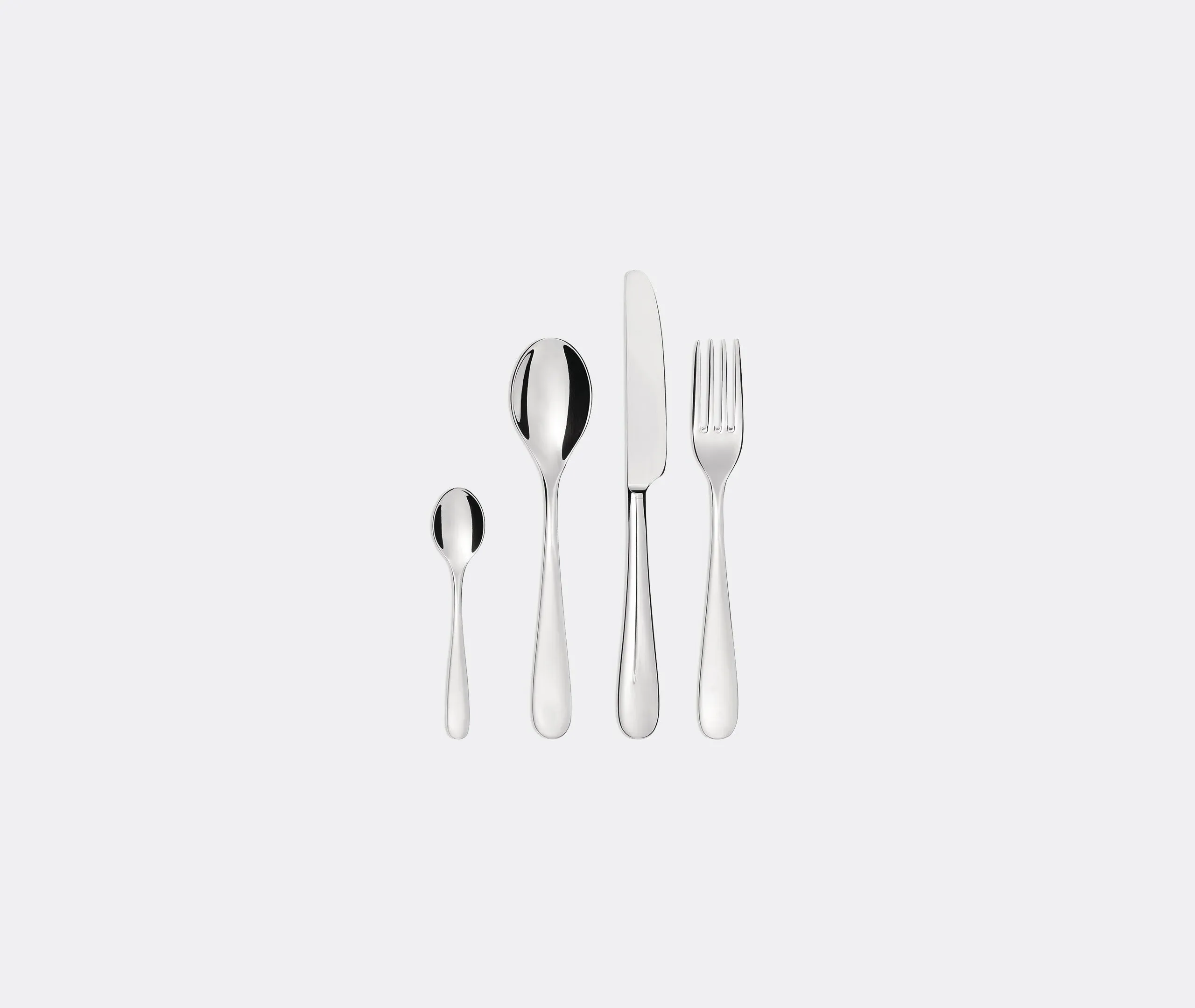 24-Piece Cutlery Set - Silver, Stainless Steel