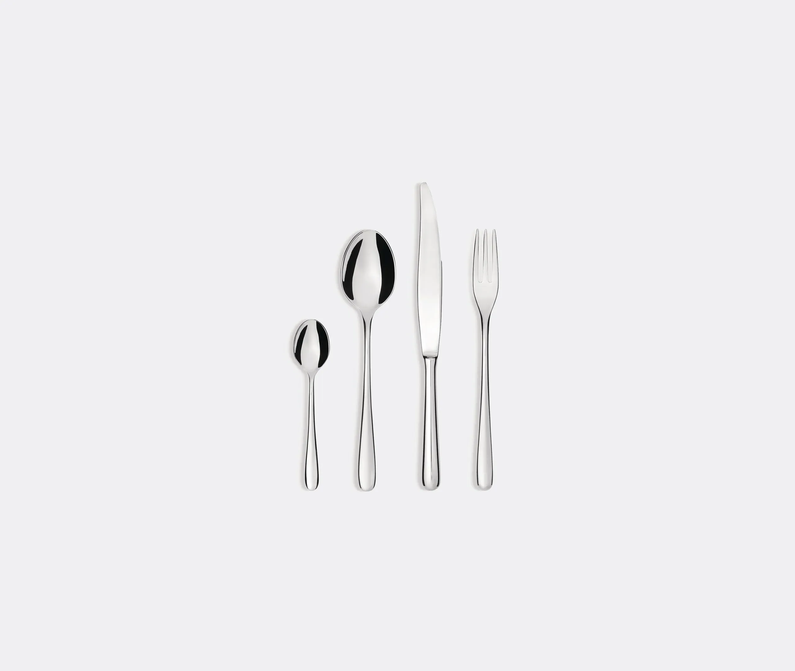 24-Piece Cutlery Set - Silver, Stainless Steel