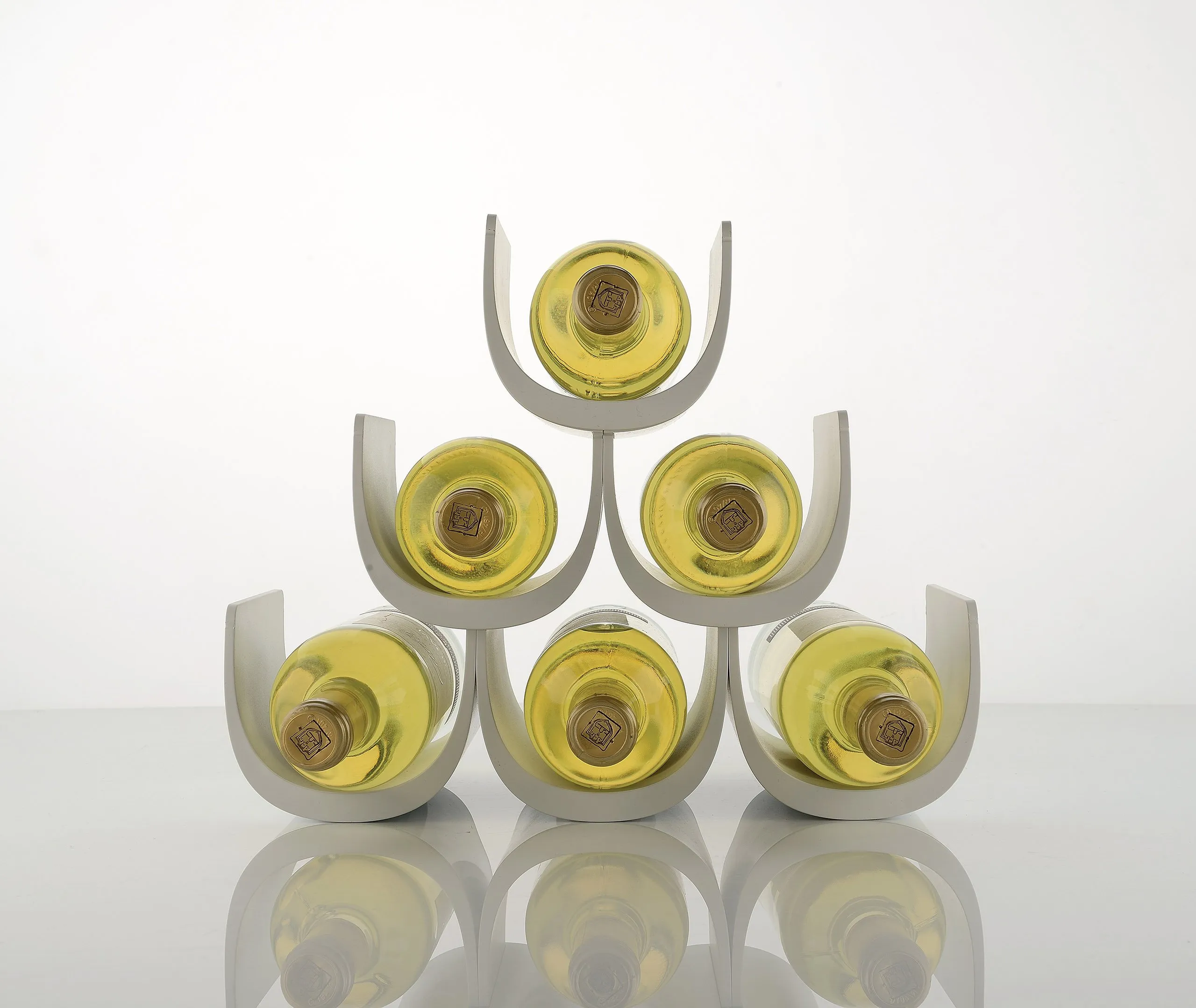 6-Module Bottle Holder - White, Thermoplastic
